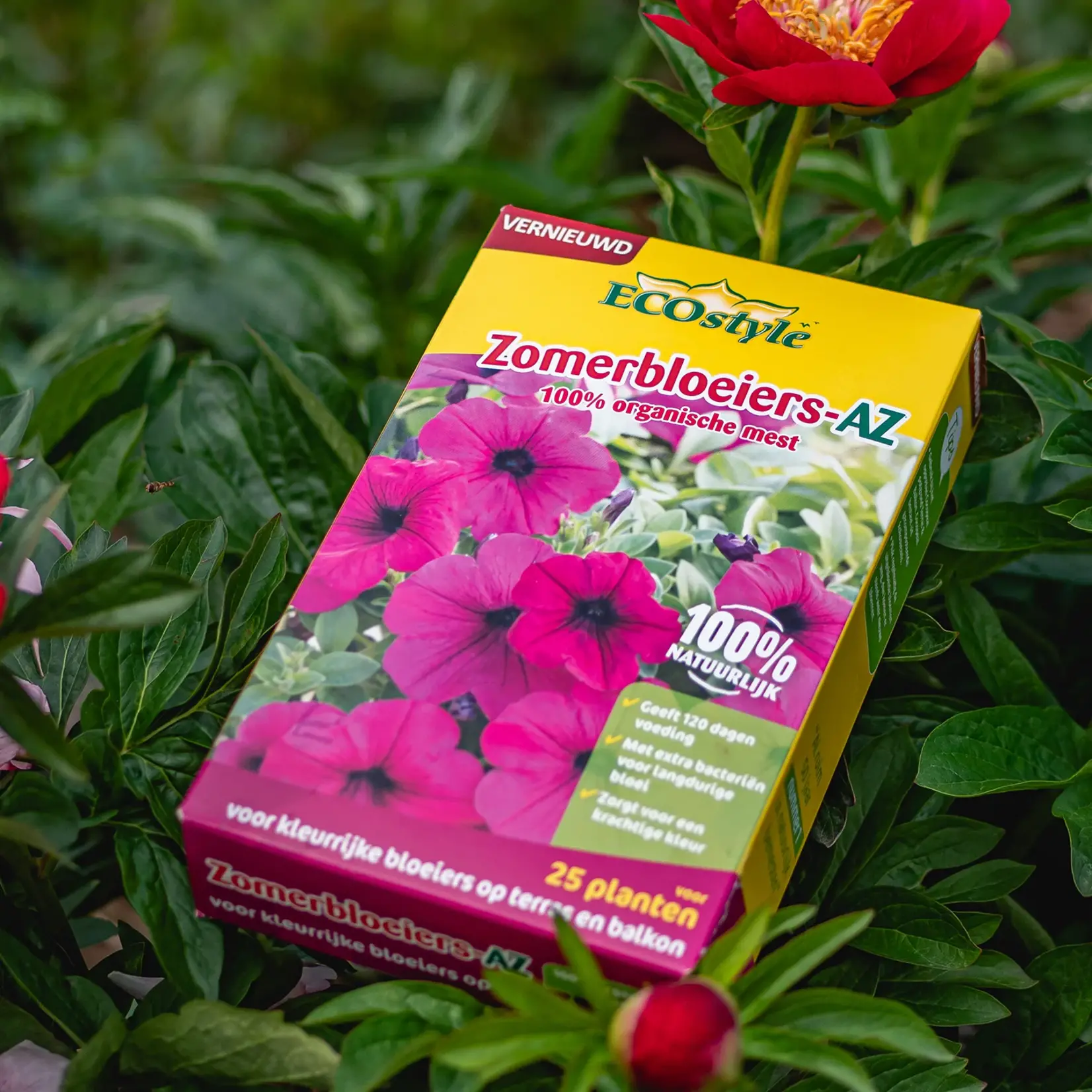 ECOstyle Zomerbloeiers-AZ meststof 800 gram (voor ca. 25 planten)