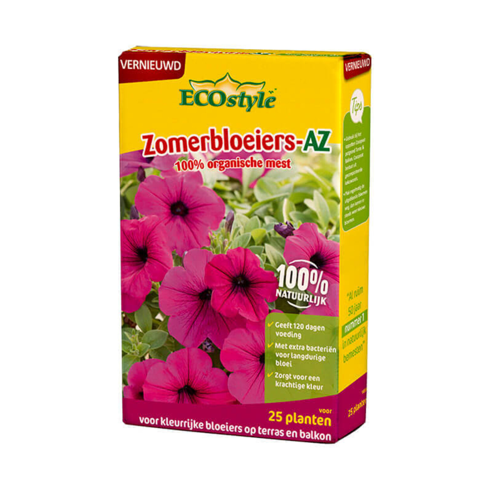 ECOstyle Zomerbloeiers-AZ meststof 800 gram (voor ca. 25 planten)