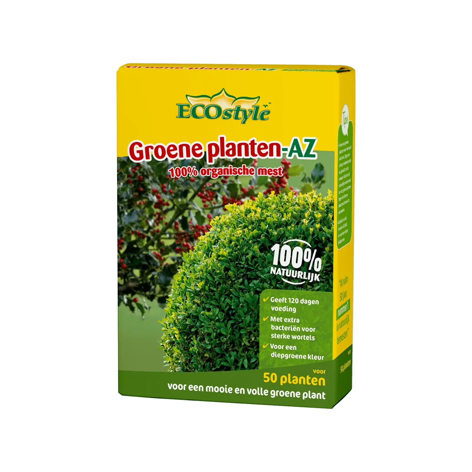 ECOstyle Buxus & Groene planten-AZ meststof 1,6 kg (voor ca. 50 planten)