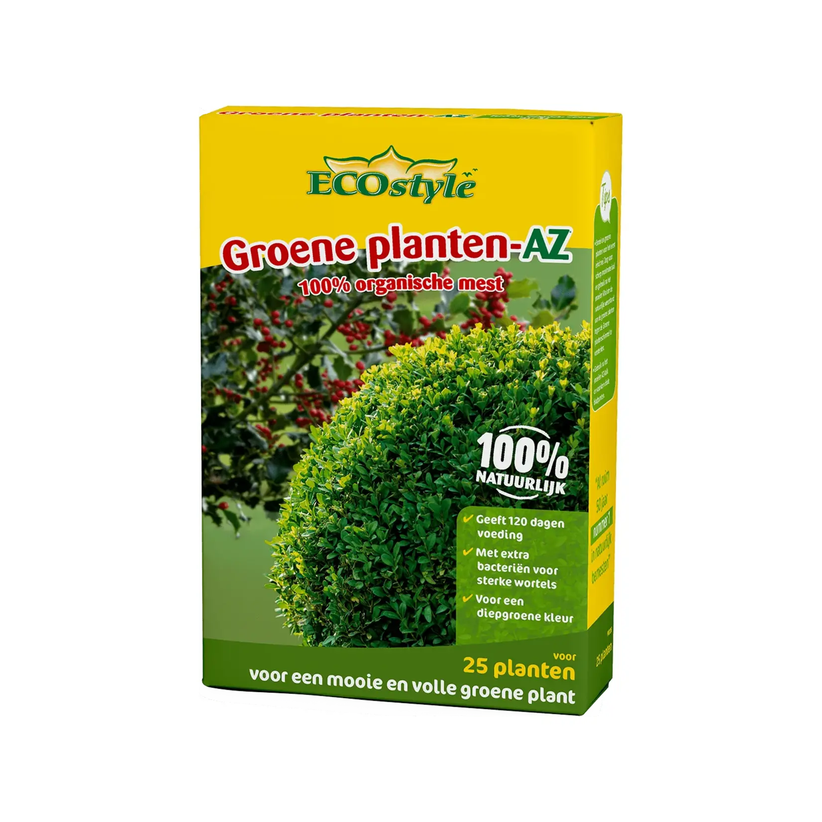 ECOstyle Buxus & Groene planten-AZ meststof 800 gram (voor ca. 25 planten)