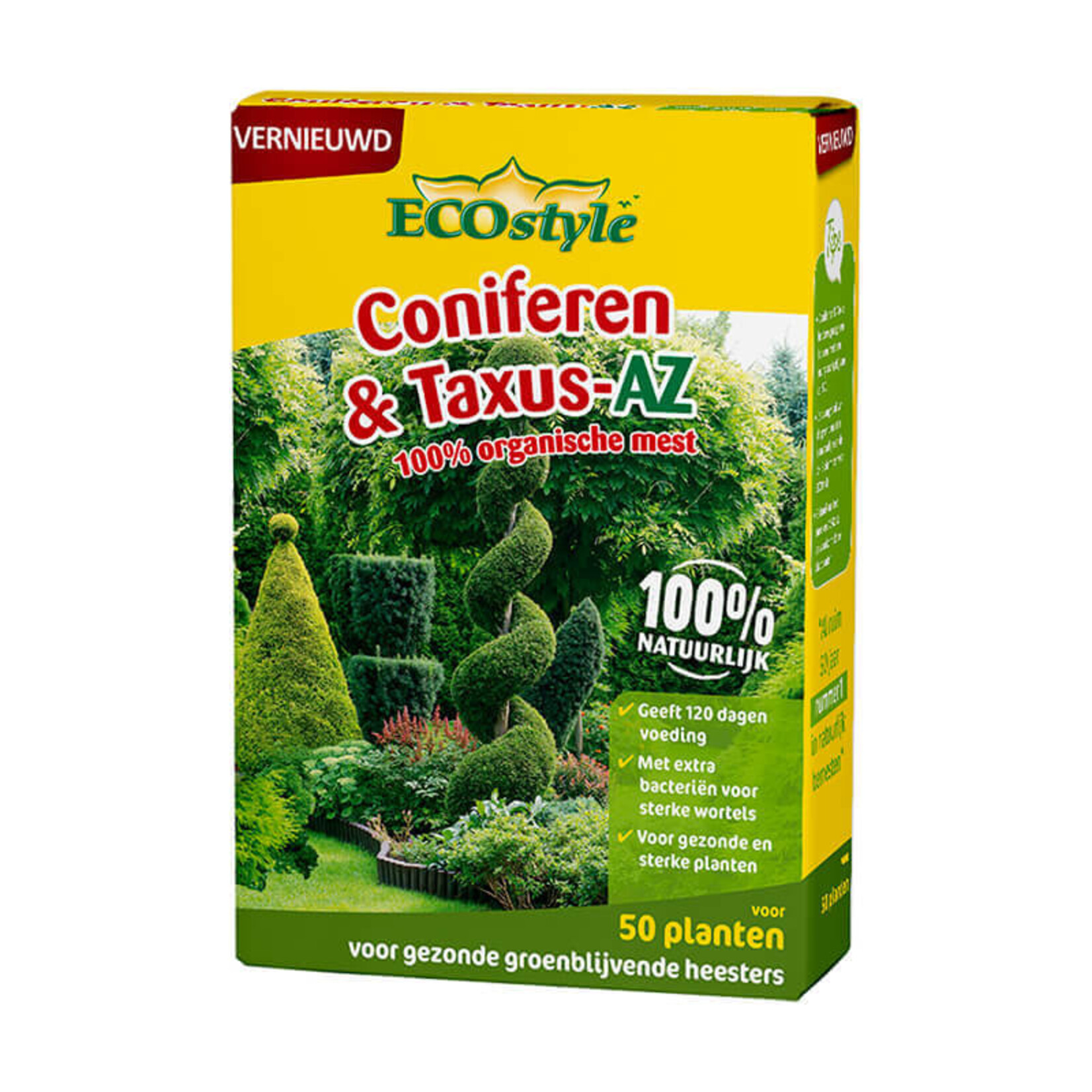 ECOstyle Coniferen & Taxus-AZ 1,6 kg meststof  (voor ca. 50 planten)