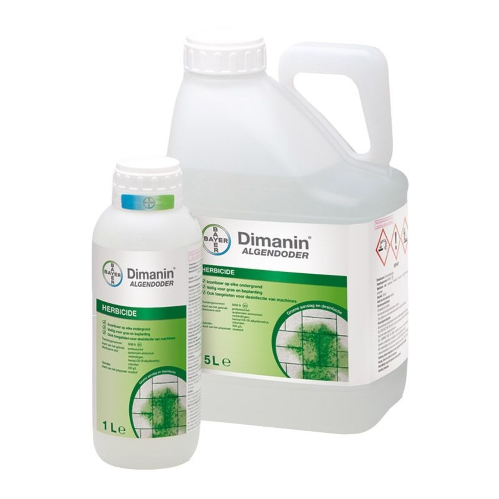Dimanin Algendoder 5 liter (concentraat) tegen groene aanslag