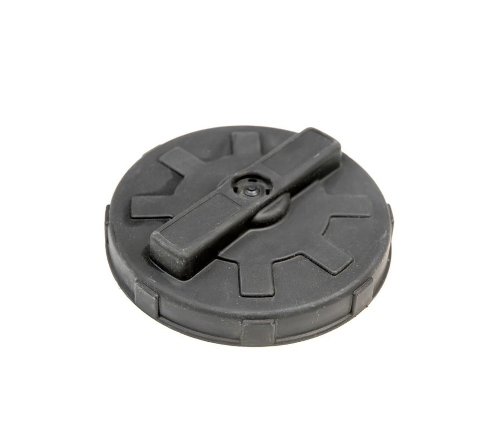 Tankdop Vergrendelbaar Zwart met Ketting, 2 Sleutels en Haak, Geschikt voor MAN TGA TGX TGS Actros Atego 80 mm, compatibel met Volvo-wielademodellen L60, L70, L110, L120, L150, L180, L220, L350