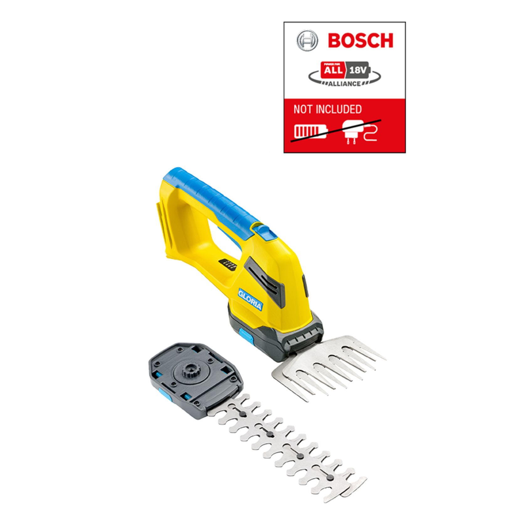 Gloria FineCut 18V compact gras- en struikenschaar (exclusief accu en lader)