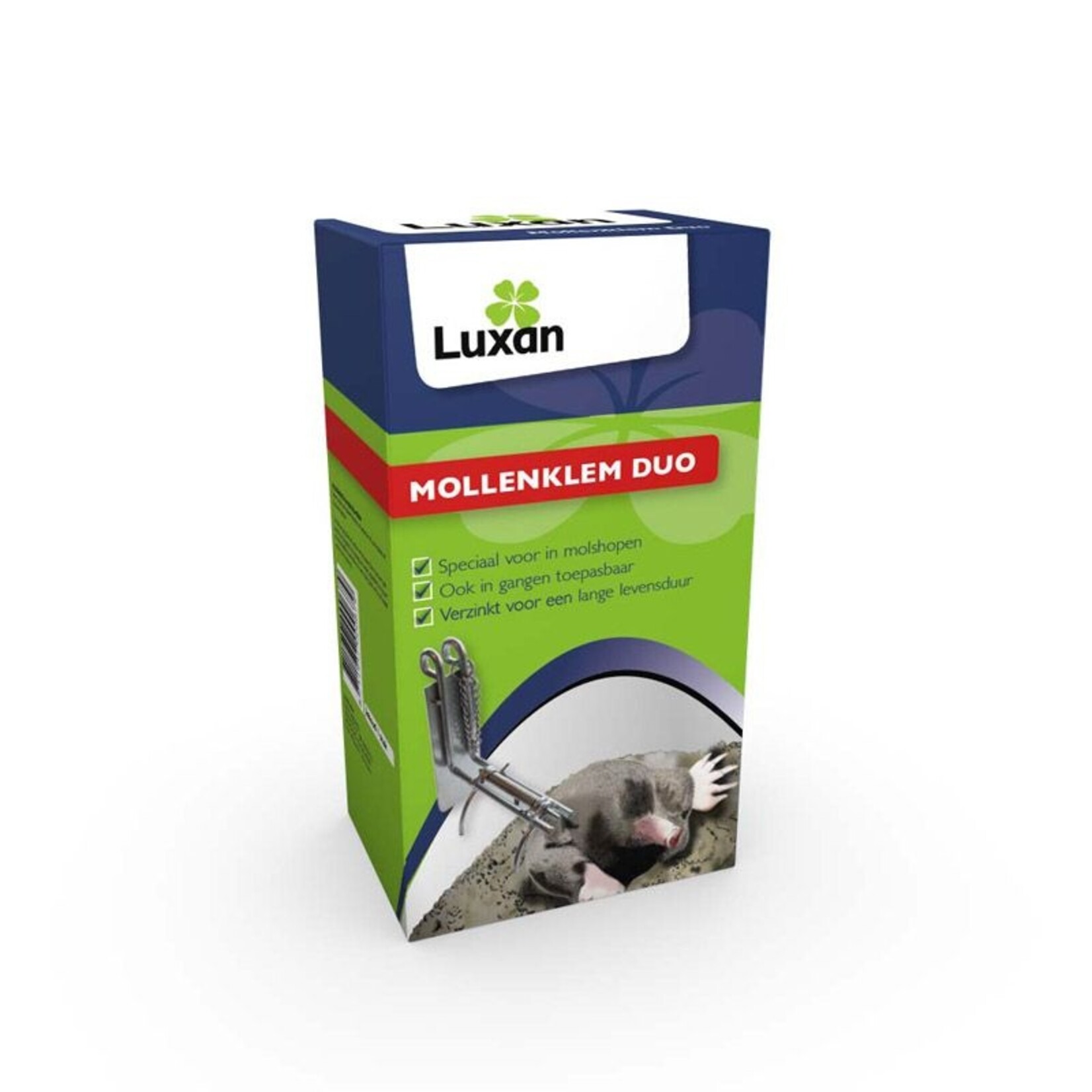 Luxan Mollenklem DUO gegalvaniseerd