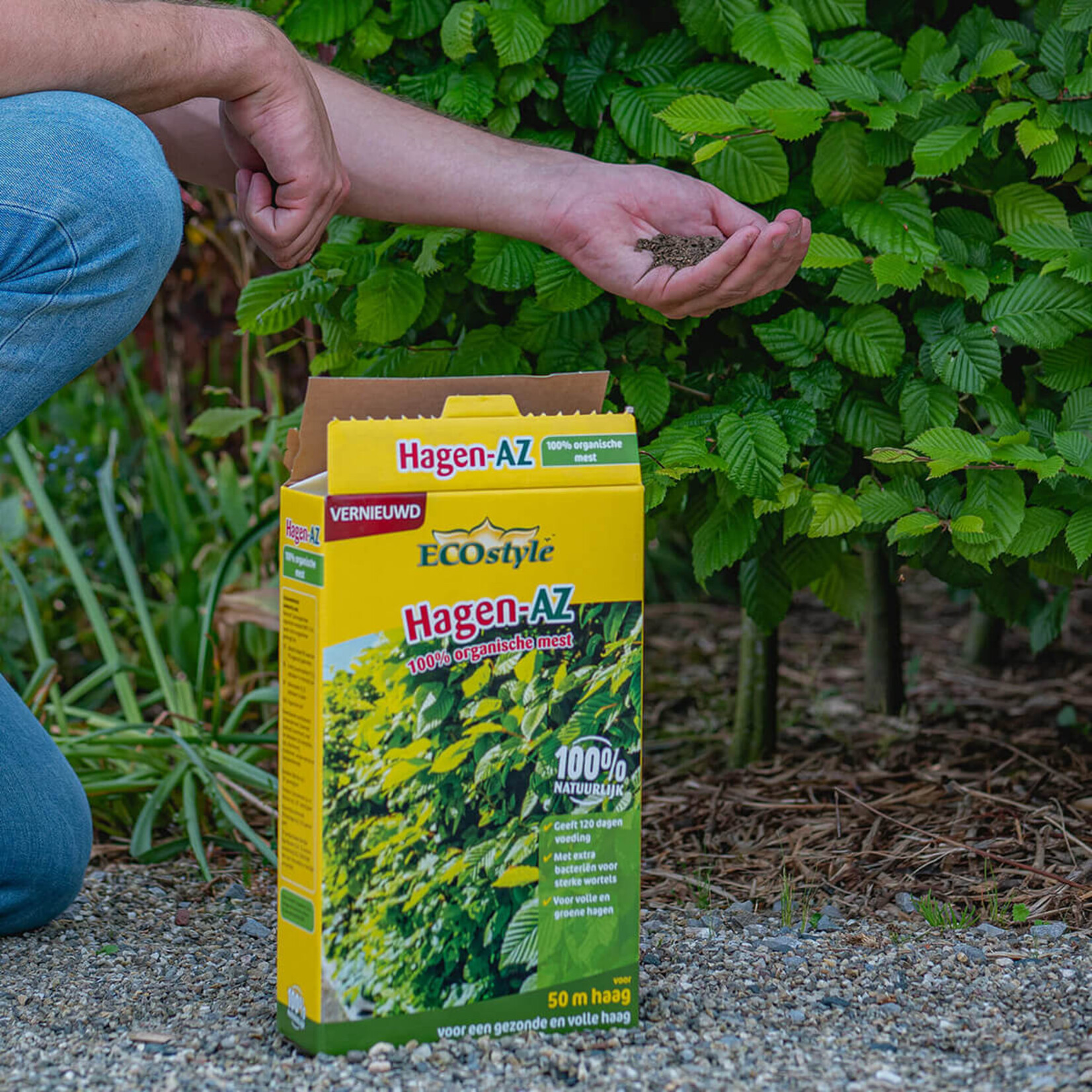 ECOstyle Hagen-AZ meststof 4 kg (voor ca. 75 meter haag)