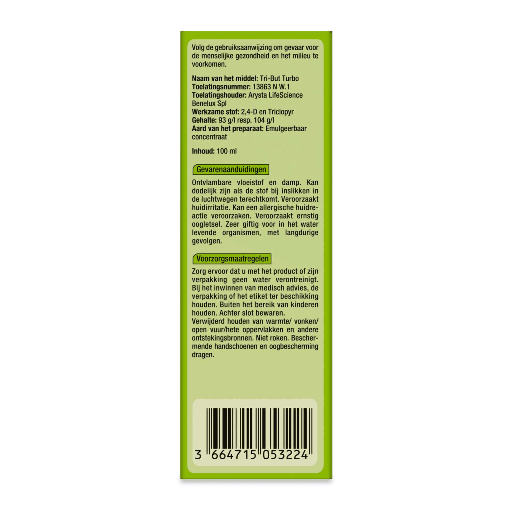 Protect Garden Tri-but Turbo 100 ml tegen hardnekkige onkruiden