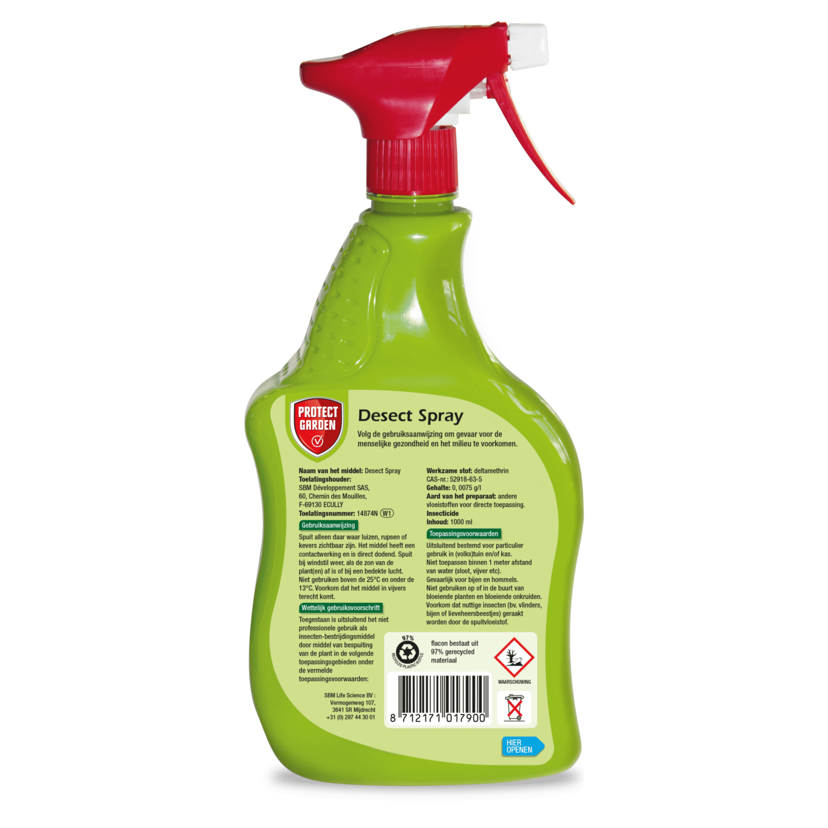 Protect Garden Desect Insectenbestrijding 1 liter Spray  (voorheen Decis)