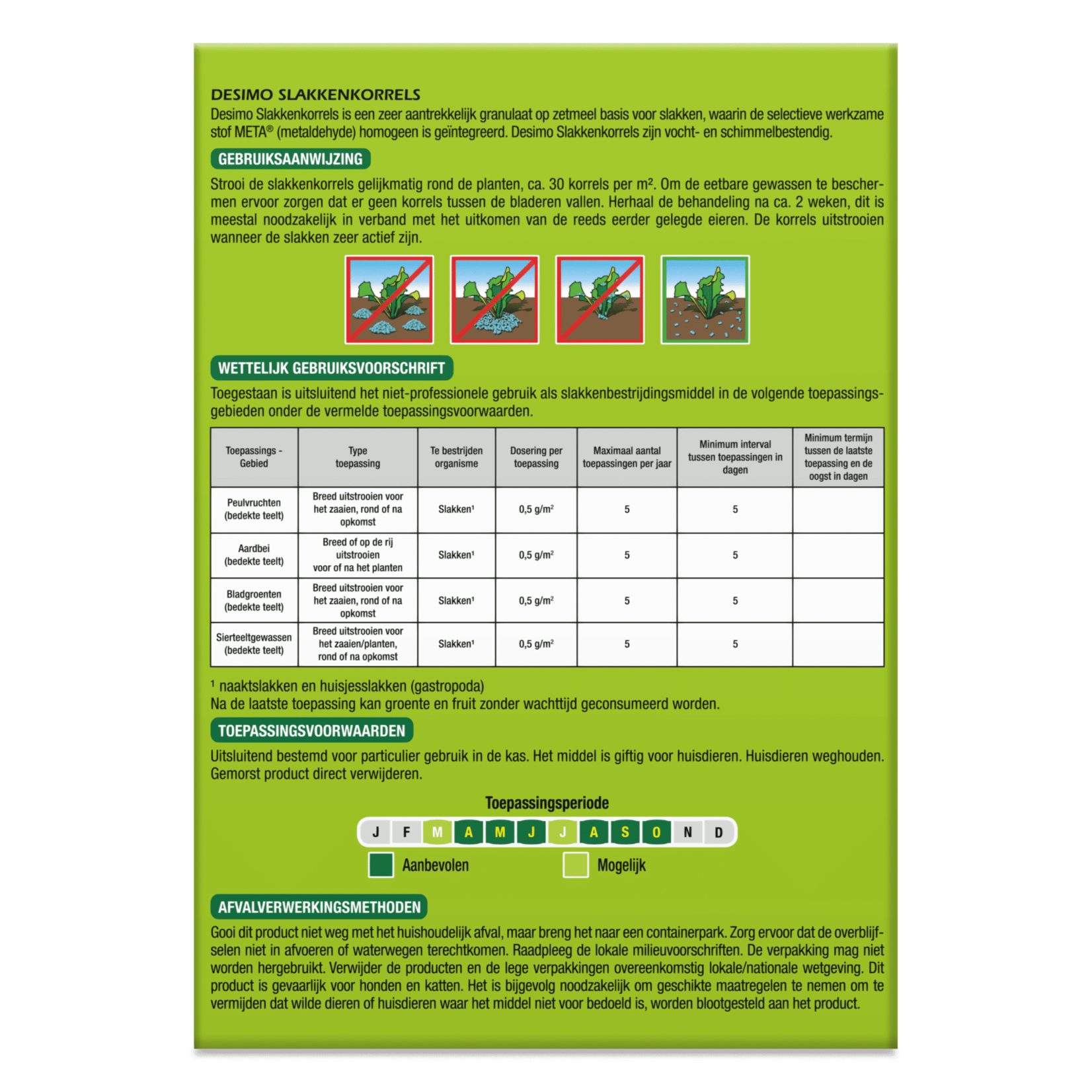 Protect Garden Desimo Duo tegen hardnekkige slakken 250 gram