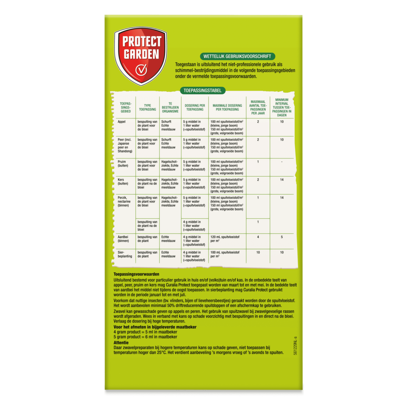 Protect Garden Microsulfo Curalia spuitzwavel 200 gram tegen schimmels op planten (voorheen Solabiol Microsulfo)