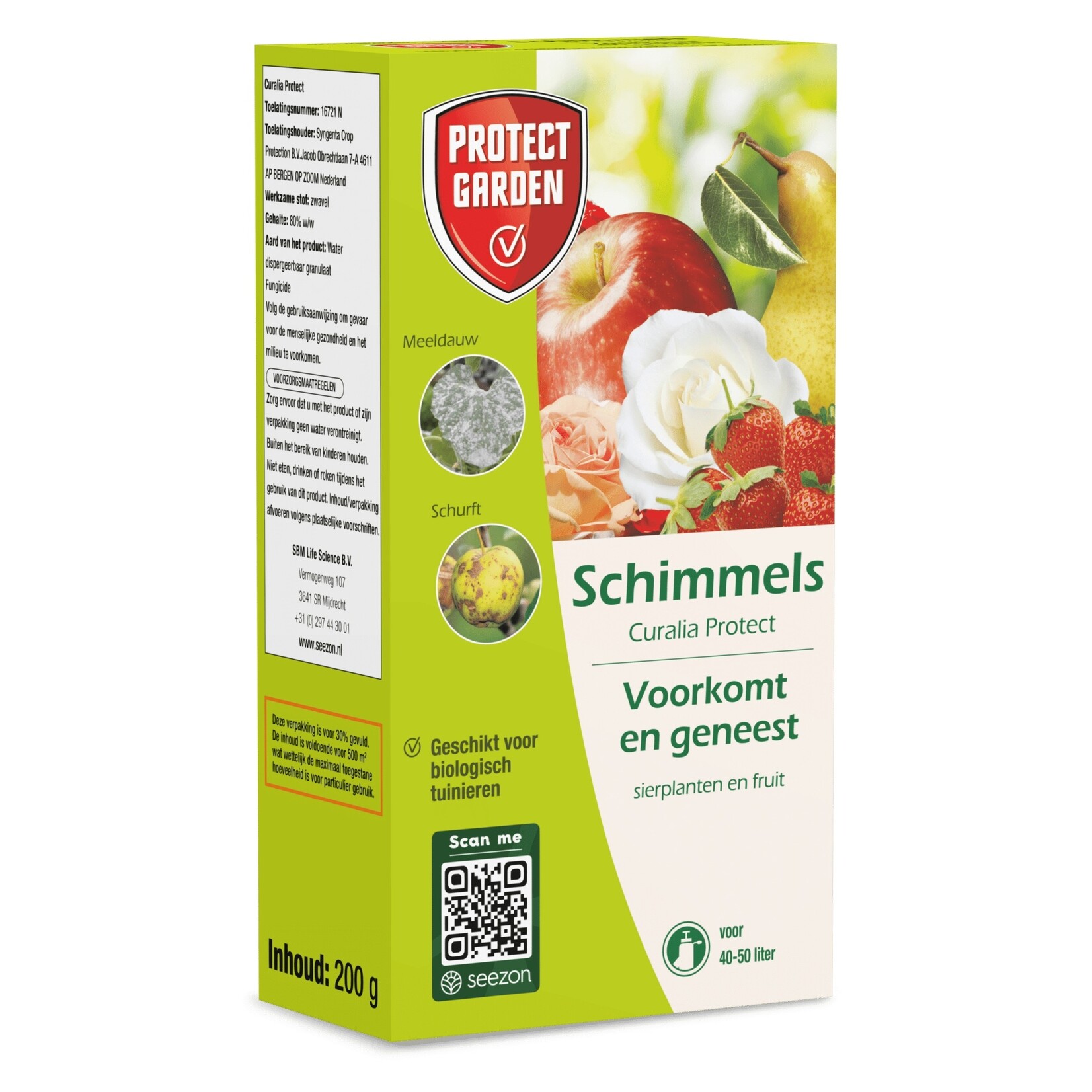 Protect Garden Microsulfo Curalia spuitzwavel 200 gram tegen schimmels op planten (voorheen Solabiol Microsulfo)