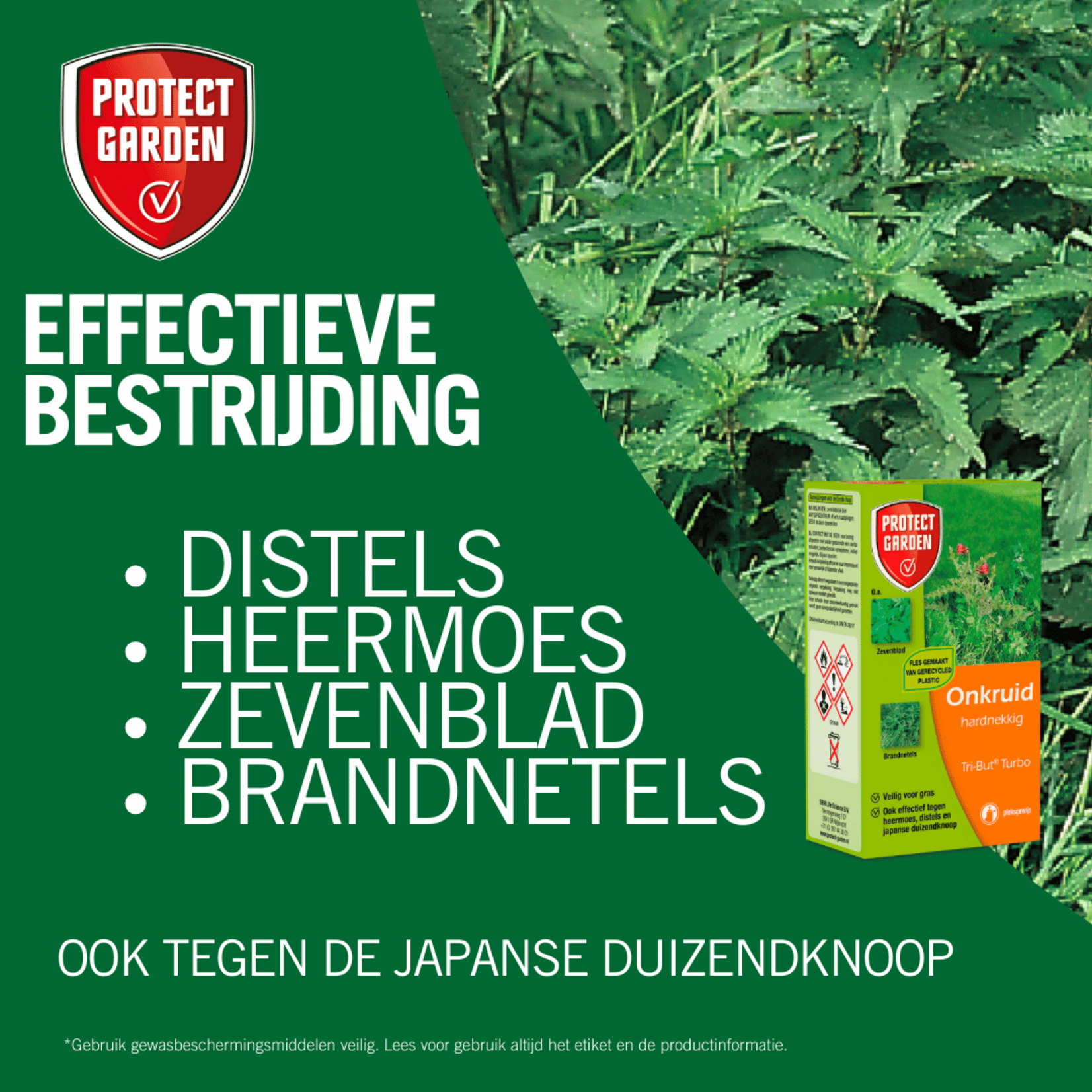 Protect Garden Tri-but Turbo 100 ml tegen hardnekkige onkruiden