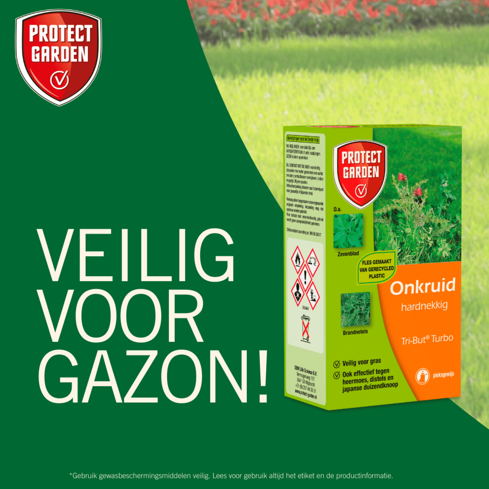 Protect Garden Tri-but Turbo 100 ml tegen hardnekkige onkruiden