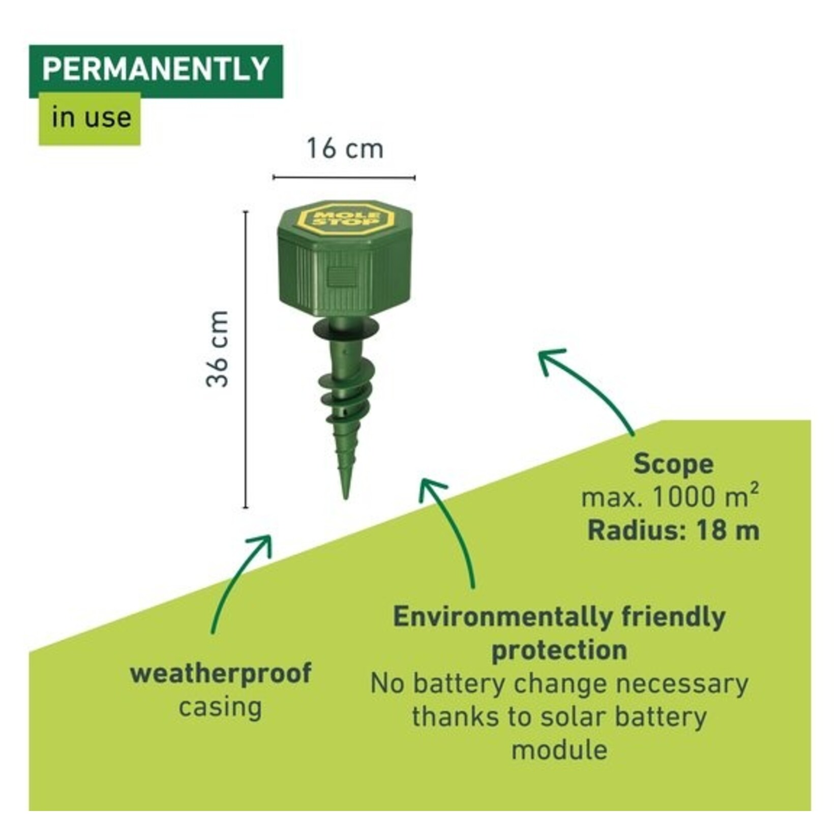 Windhager Woelmuizen en Mollen Stop Solar
