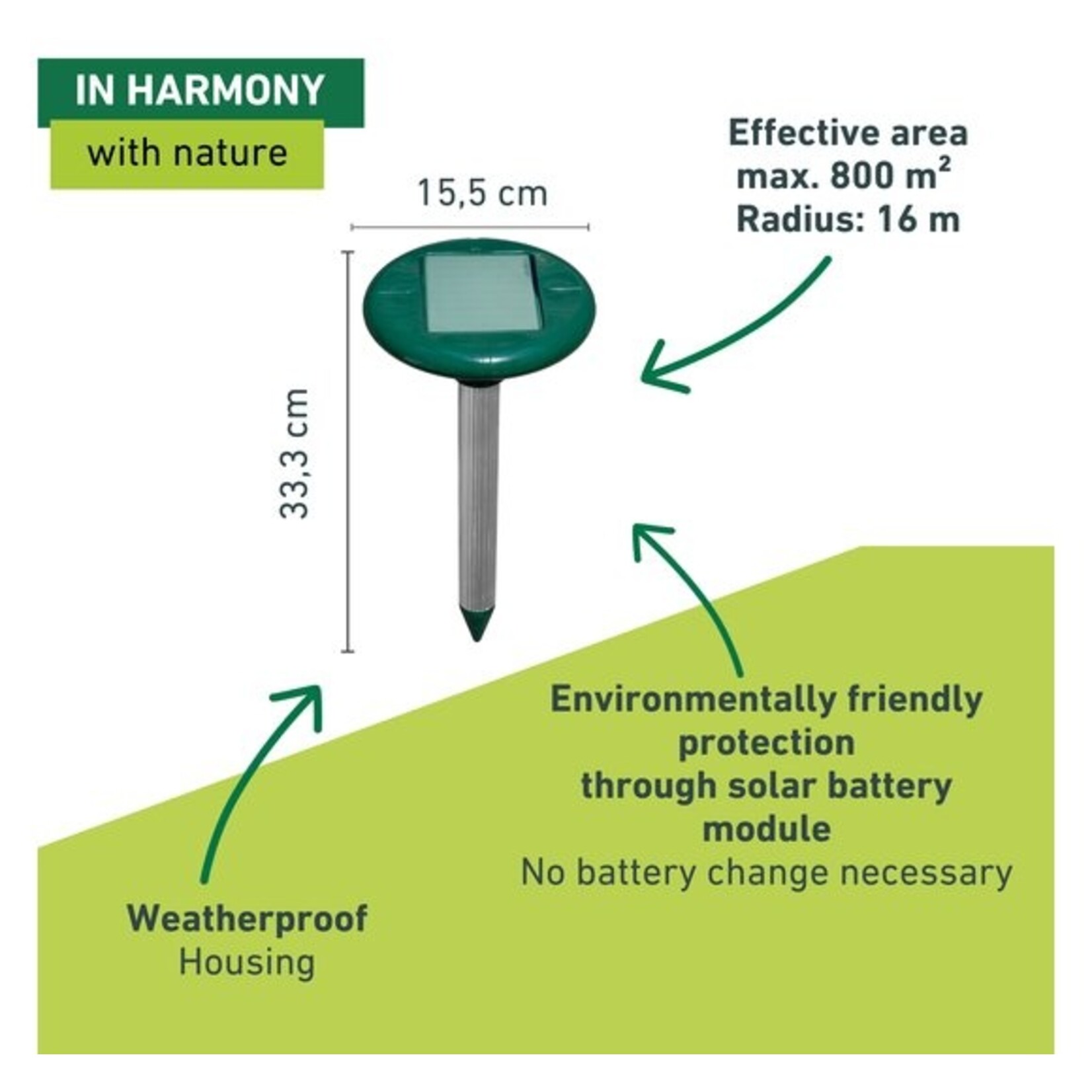 Windhager Woelmuizen & Mollenverjager Solar