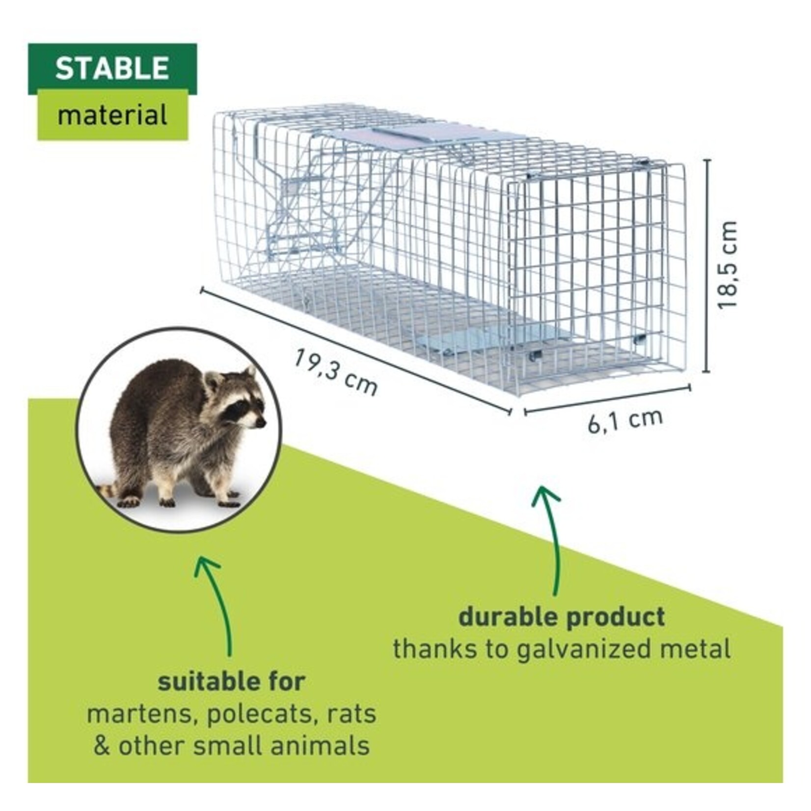 Windhager Marter & Rattenval duurzaam gegalvaniseerd