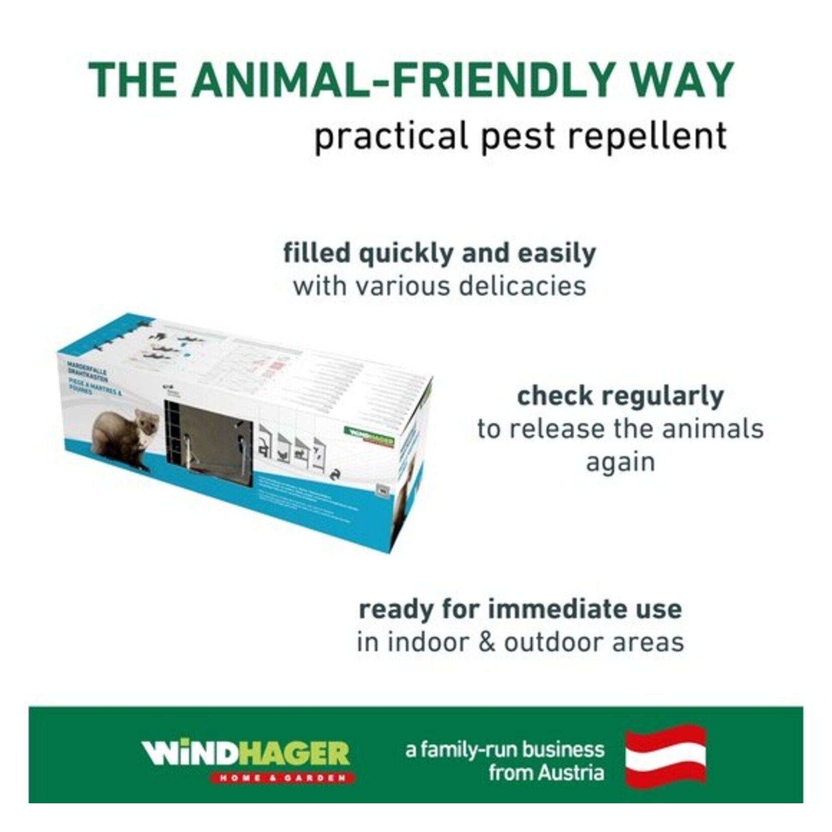 Windhager Marter & Rattenval duurzaam gegalvaniseerd