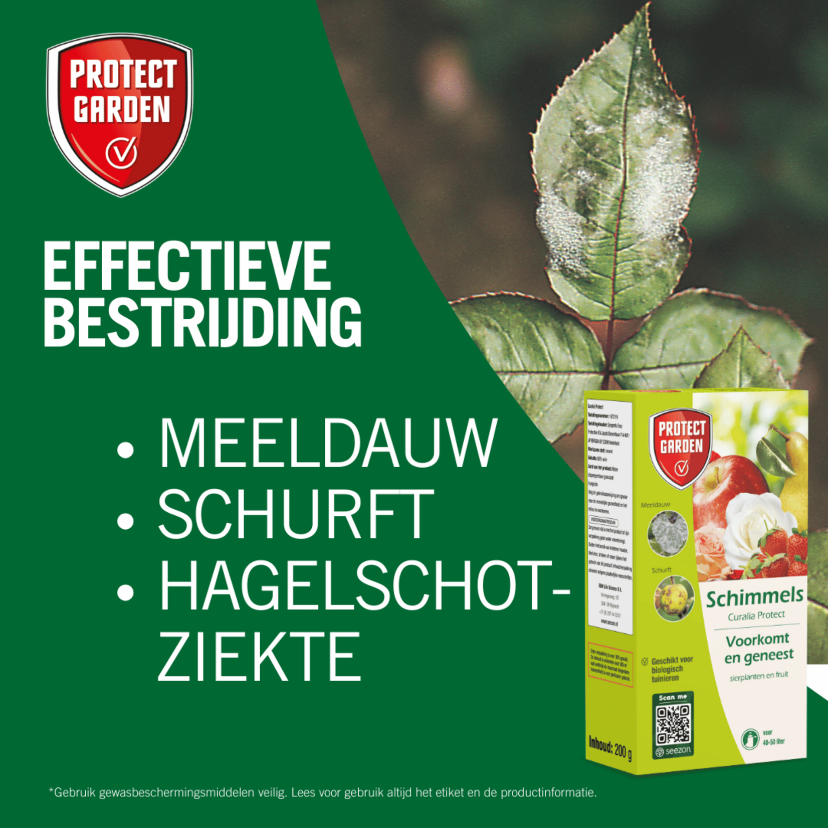 Protect Garden Microsulfo Curalia spuitzwavel 200 gram tegen schimmels op planten (voorheen Solabiol Microsulfo)