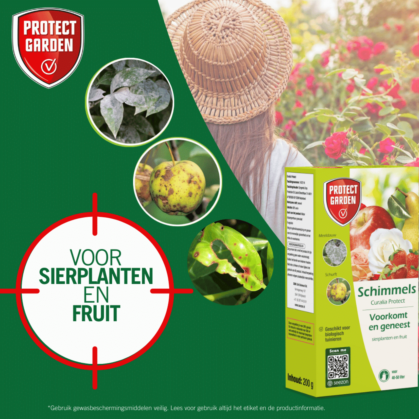 Protect Garden Microsulfo Curalia spuitzwavel 200 gram tegen schimmels op planten (voorheen Solabiol Microsulfo)