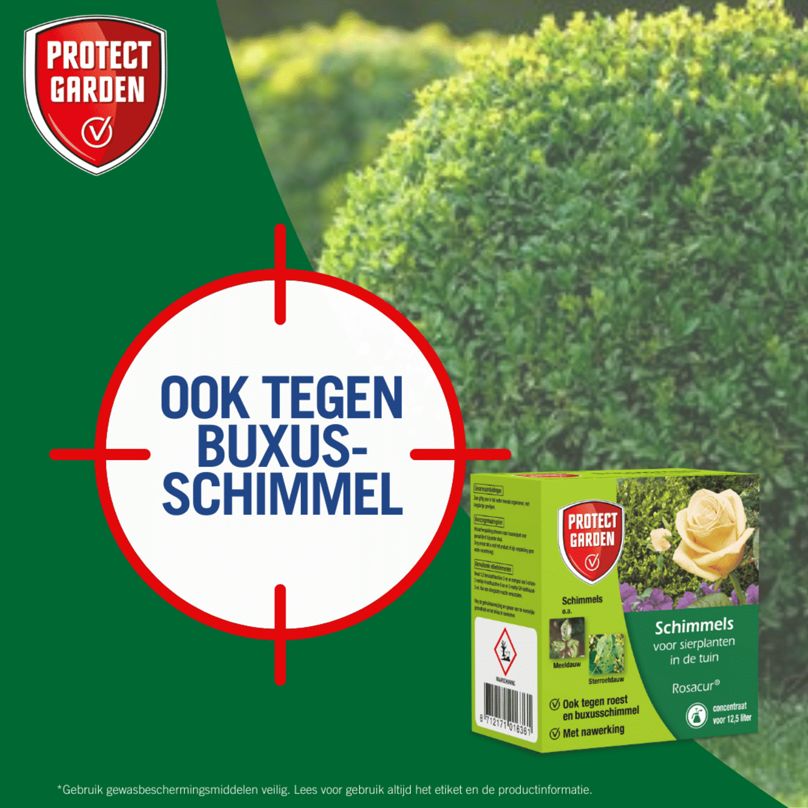 Protect Garden Rosacur (concentraat) 50 ml tegen schimmels op planten