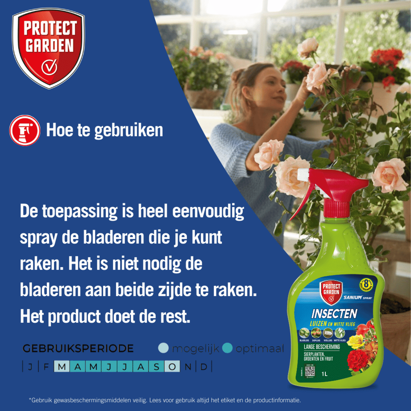 Protect Garden Sanium Spray 1 liter (kant en klaar) tegen bladinsecten