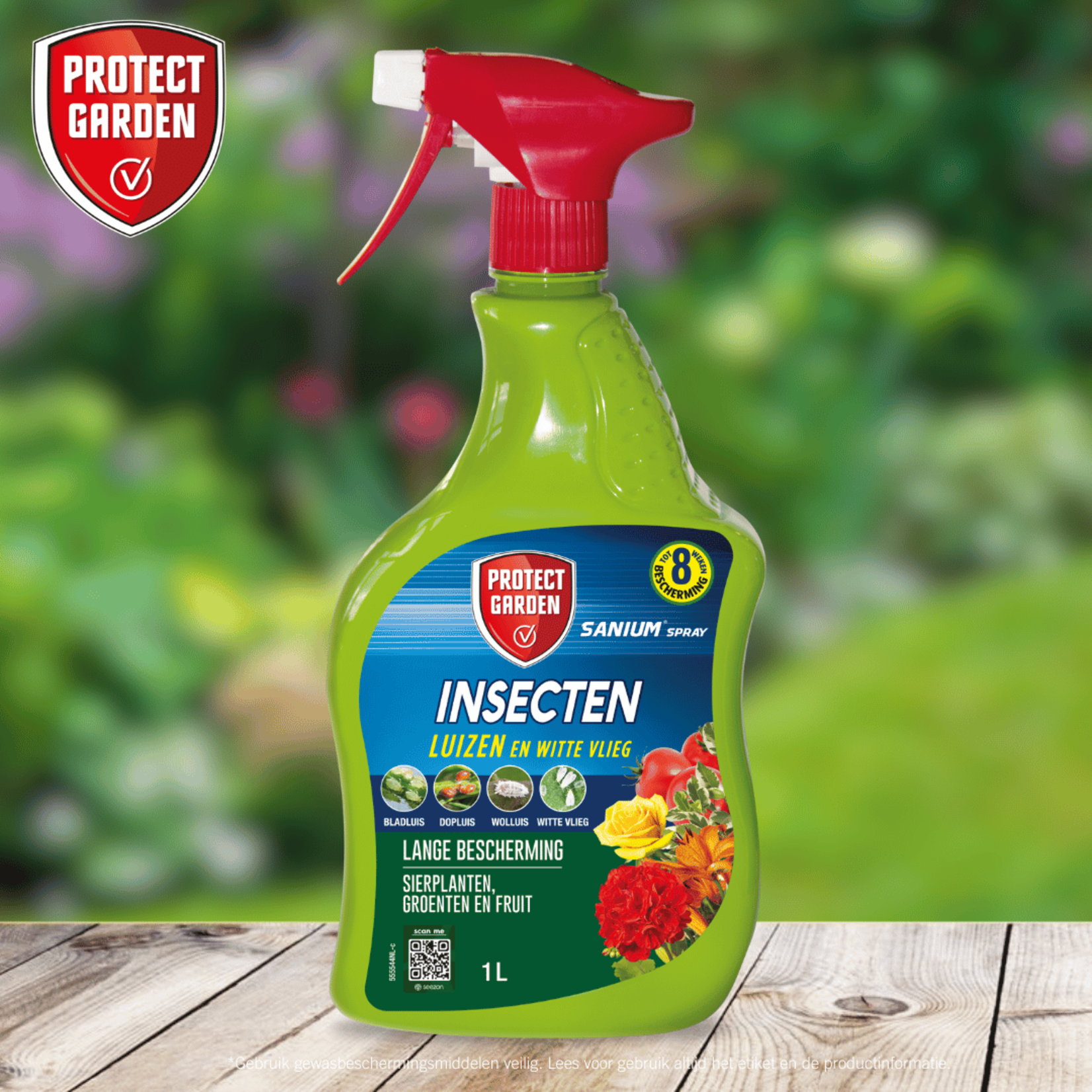 Protect Garden Sanium Spray 1 liter (kant en klaar) tegen bladinsecten