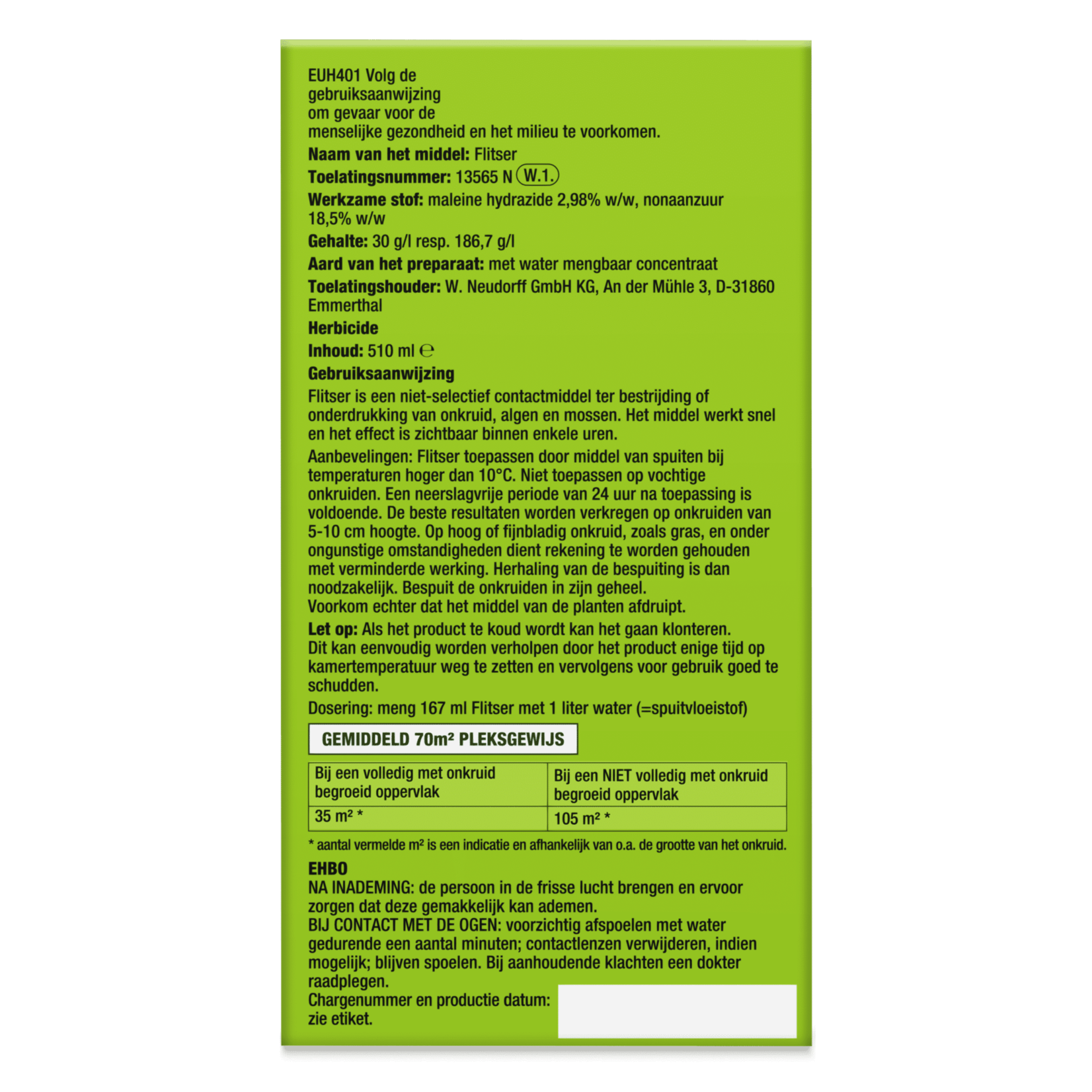 Protect Garden Flitser concentraat 510 ml tegen onkruid, groene aanslag en mos (concentraat)