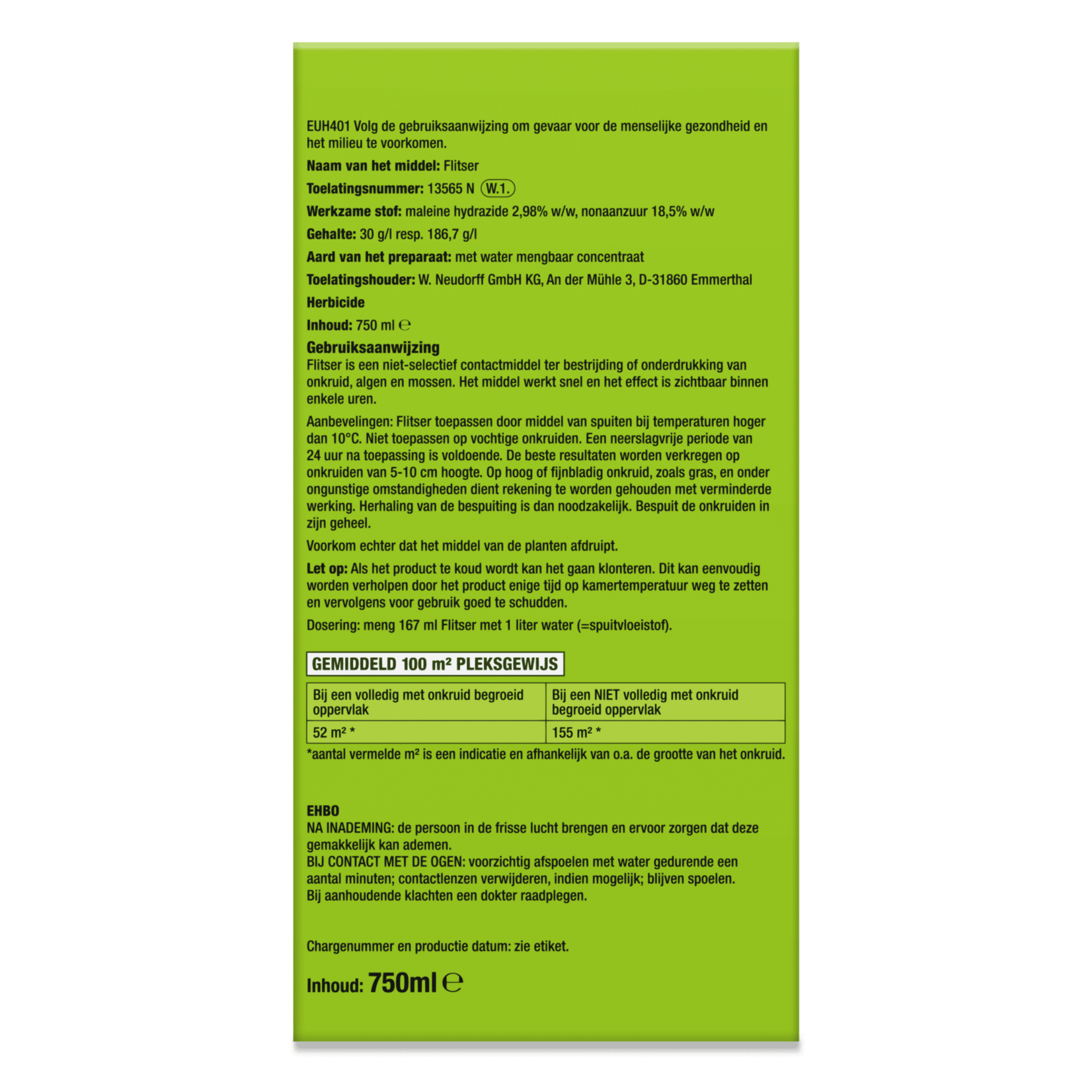 Protect Garden Flitser concentraat 750 ml tegen onkruid, groene aanslag en mos (concentraat)