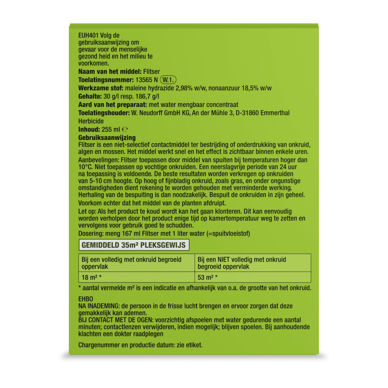 Protect Garden Flitser concentraat 255 ml tegen onkruid, groene aanslag en mos (concentraat)