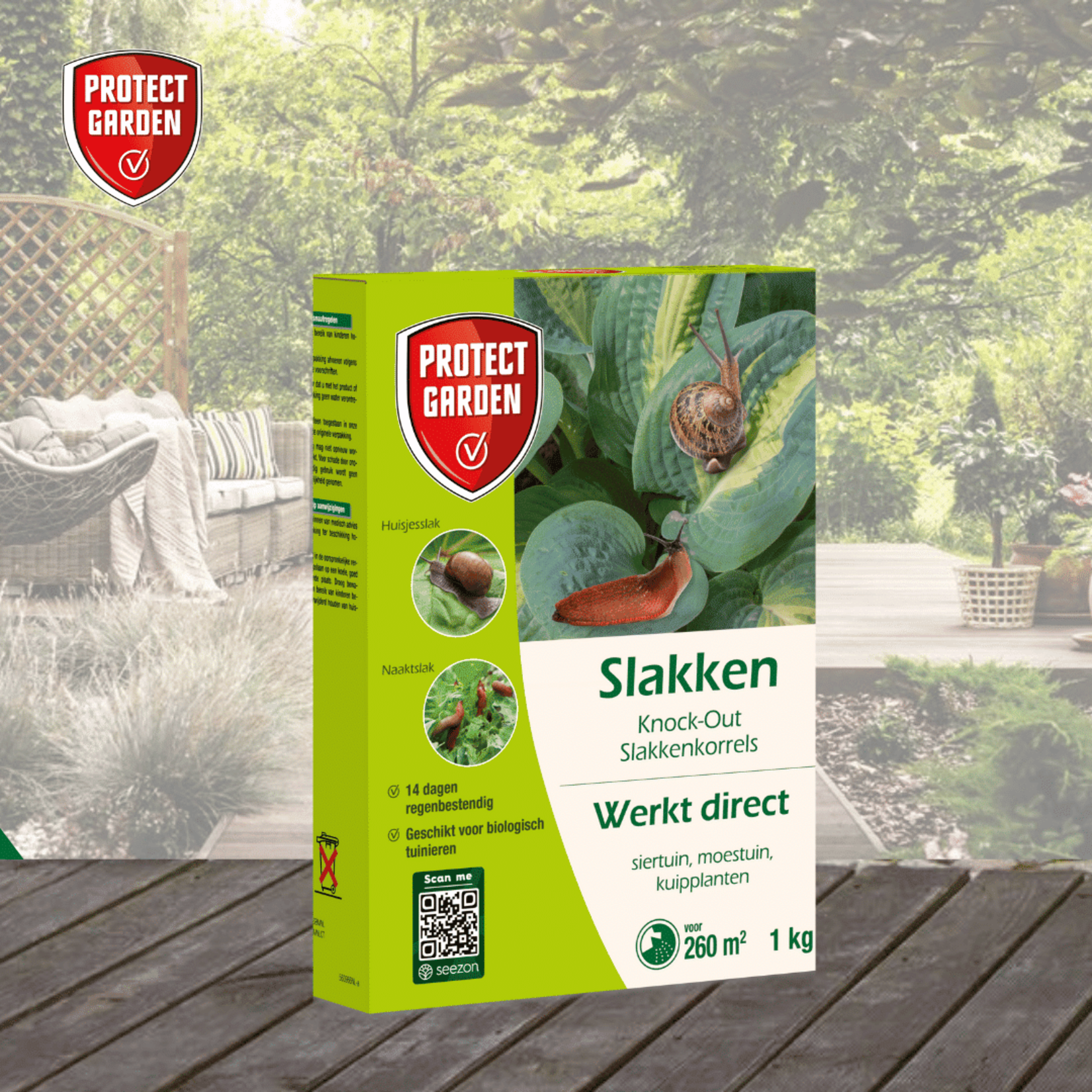 Protect Garden Knock-Out Slakkenkorrels 1 kg
