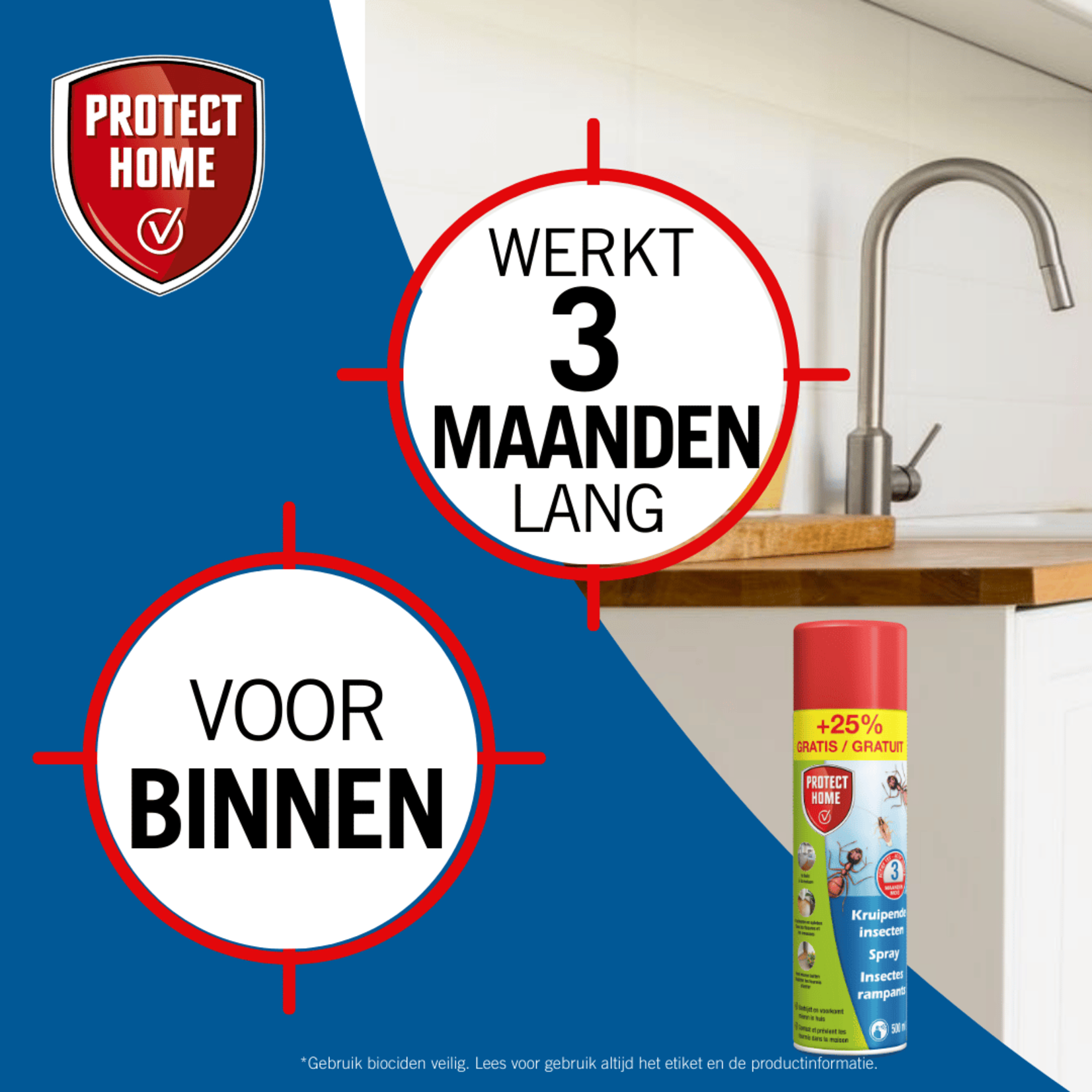 Protect Home Kruipende insectenspray 500 ml