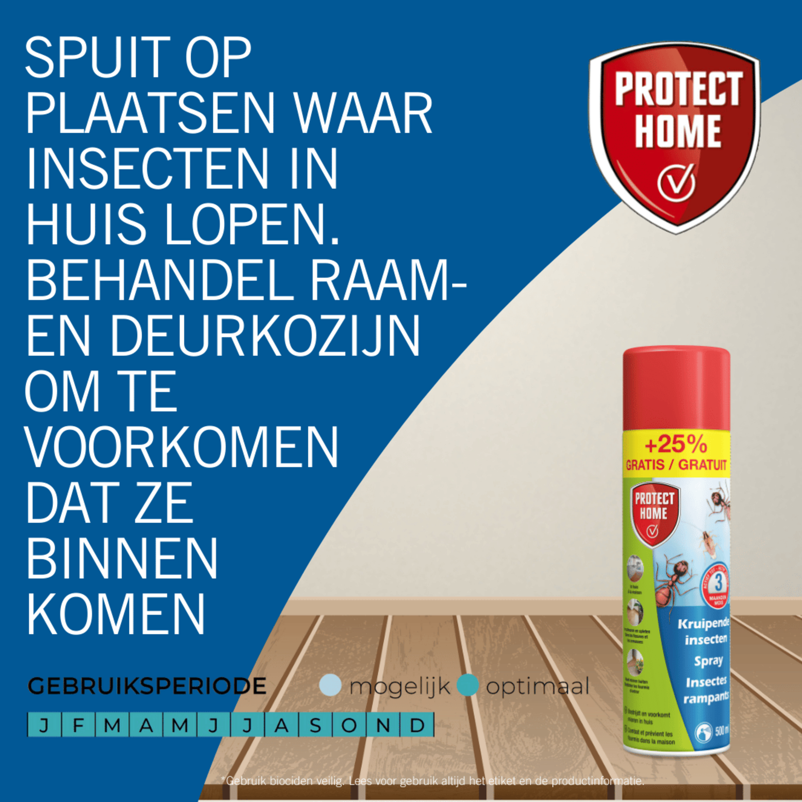 Protect Home Kruipende insectenspray 500 ml