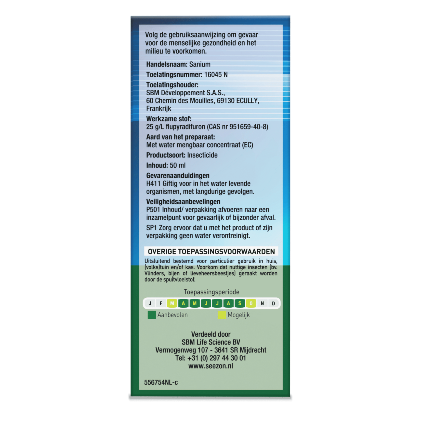 Protect Garden Sanium (concentraat) 50 ml tegen bladinsecten