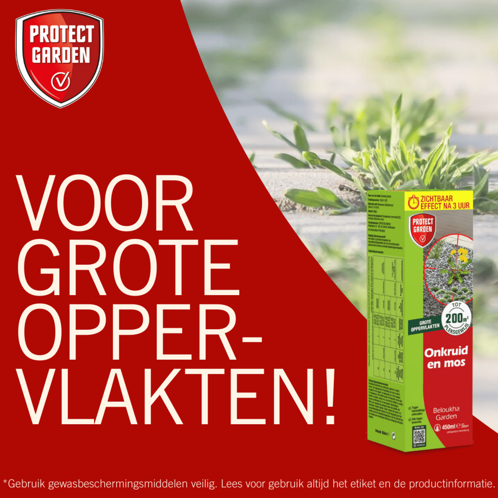 Protect Garden Beloukha Garden 450 ml tegen onkruid en mos (concentraat)