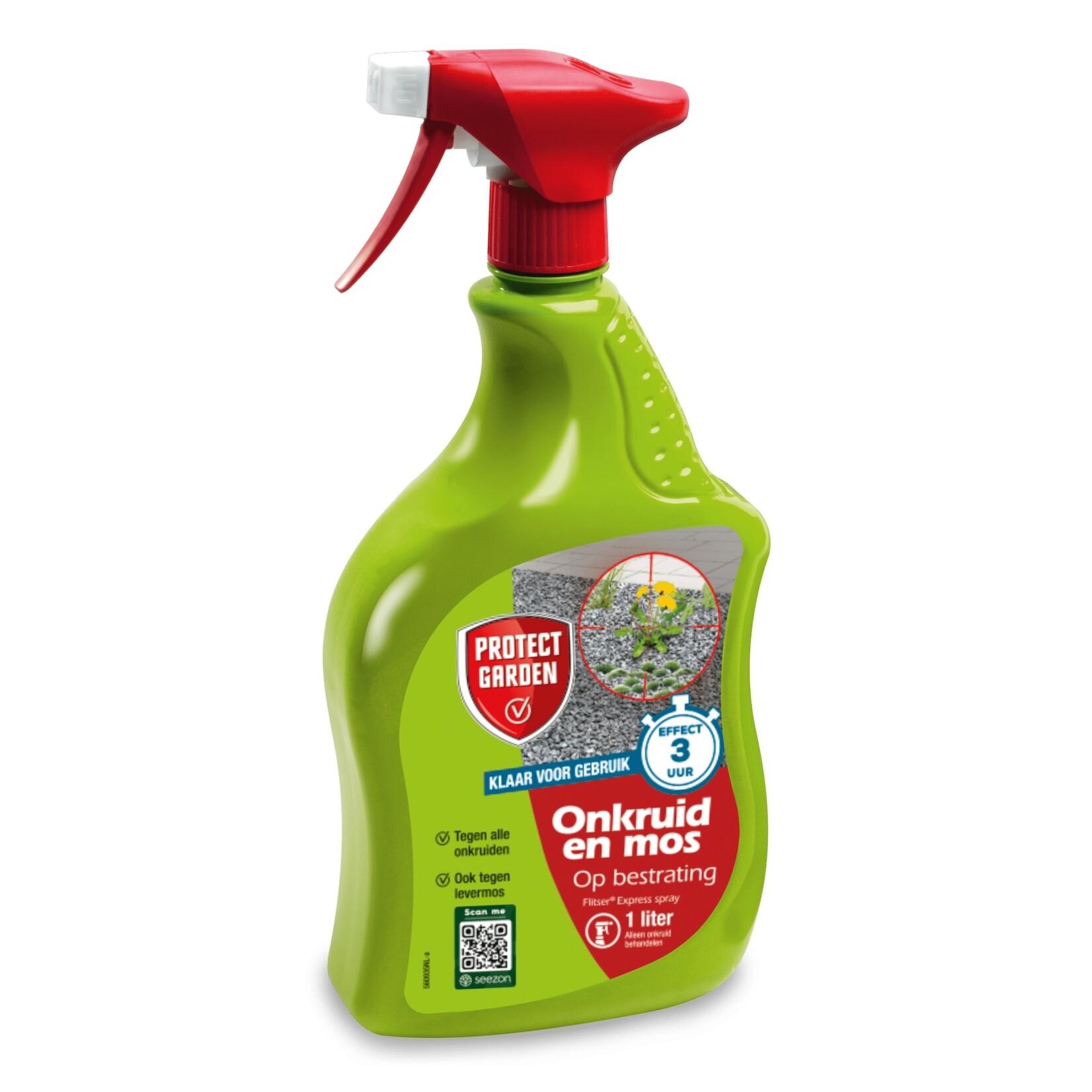 Protect Garden Flitser Express spray (1 Liter) tegen onkruid en mos (gebruiksklaar)