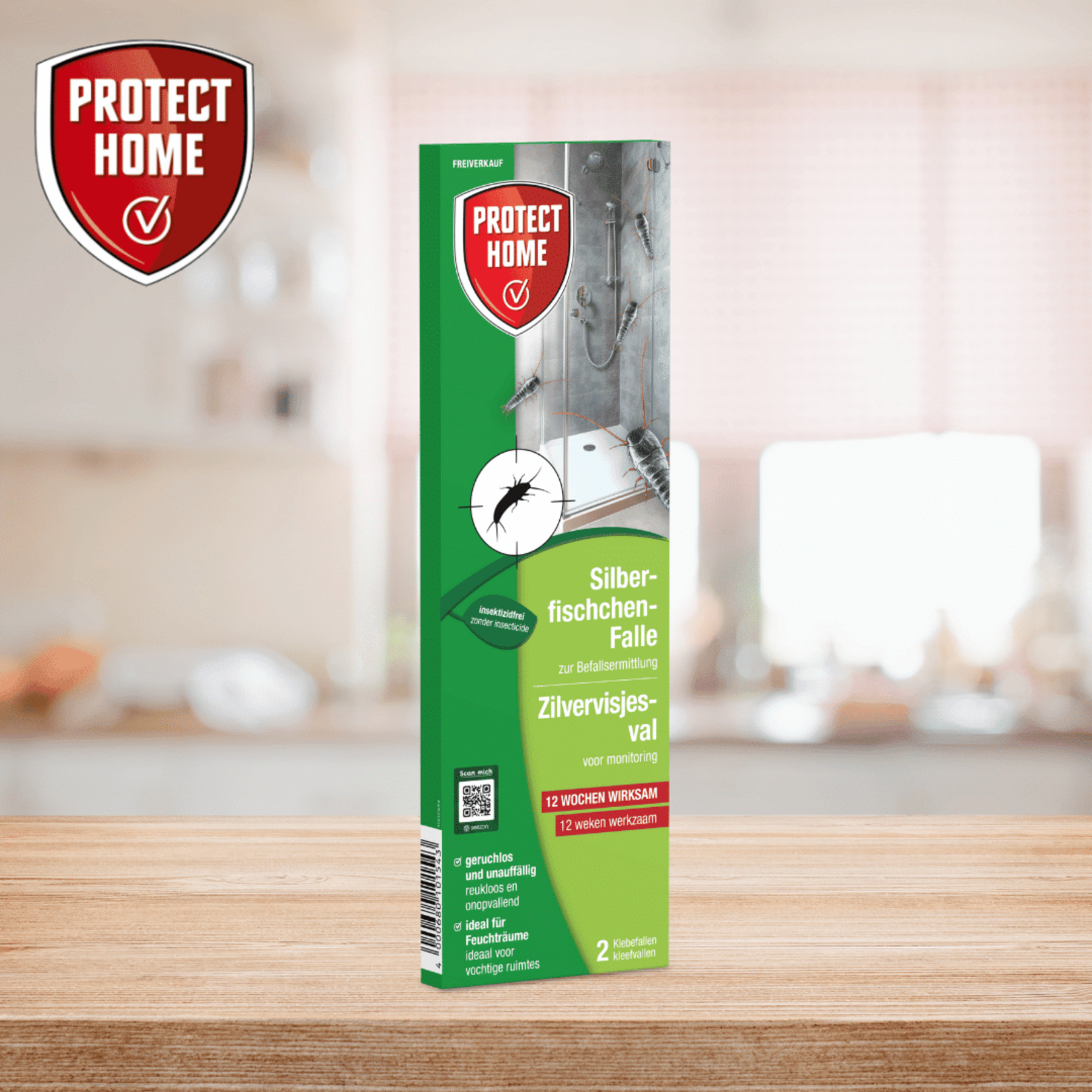 Protect Home Zilvervisjesval 2 stuks