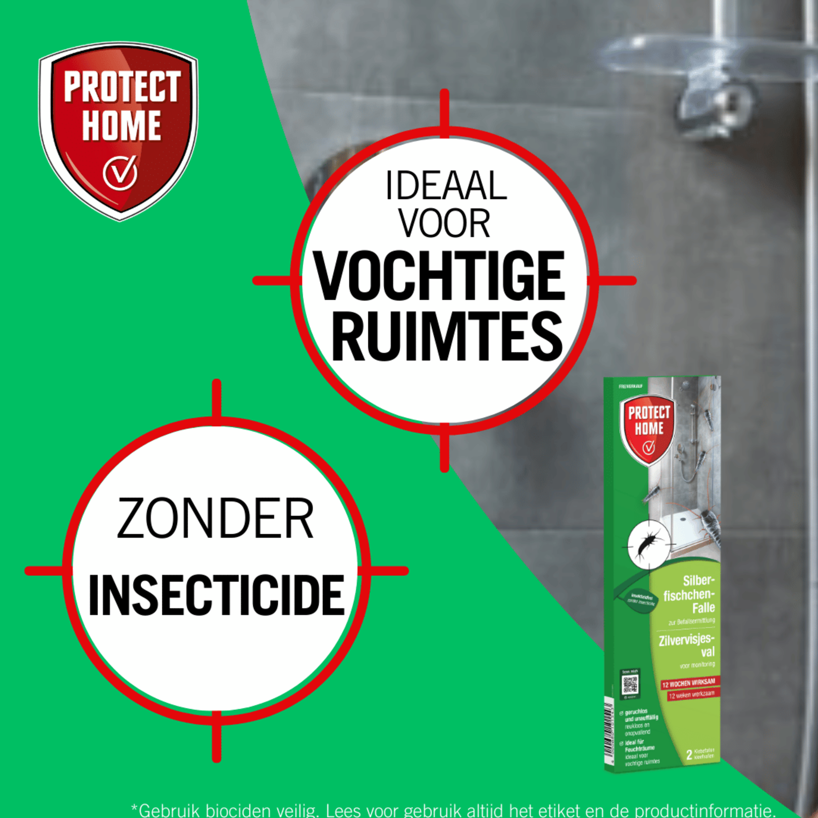 Protect Home Zilvervisjesval 2 stuks