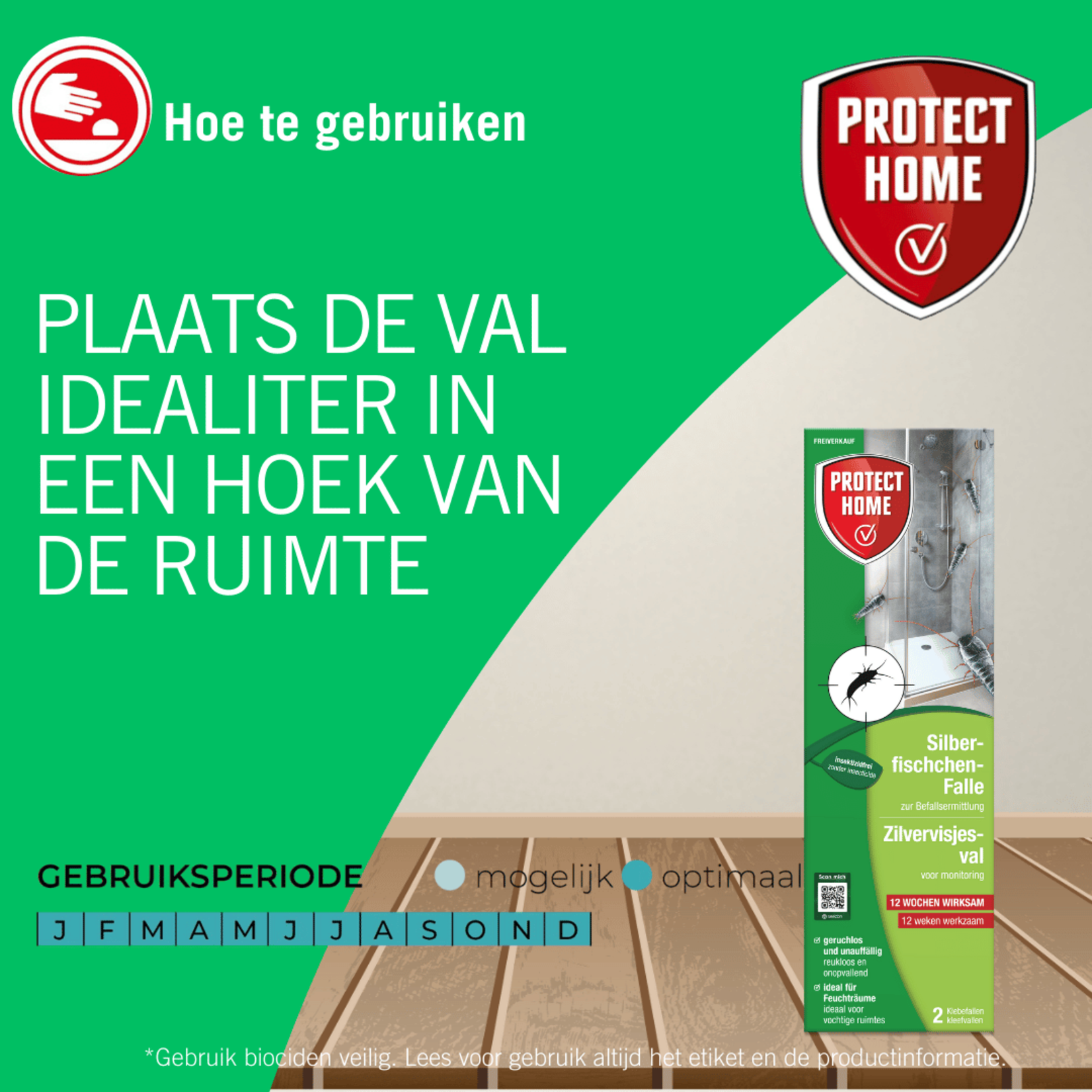 Protect Home Zilvervisjesval 2 stuks