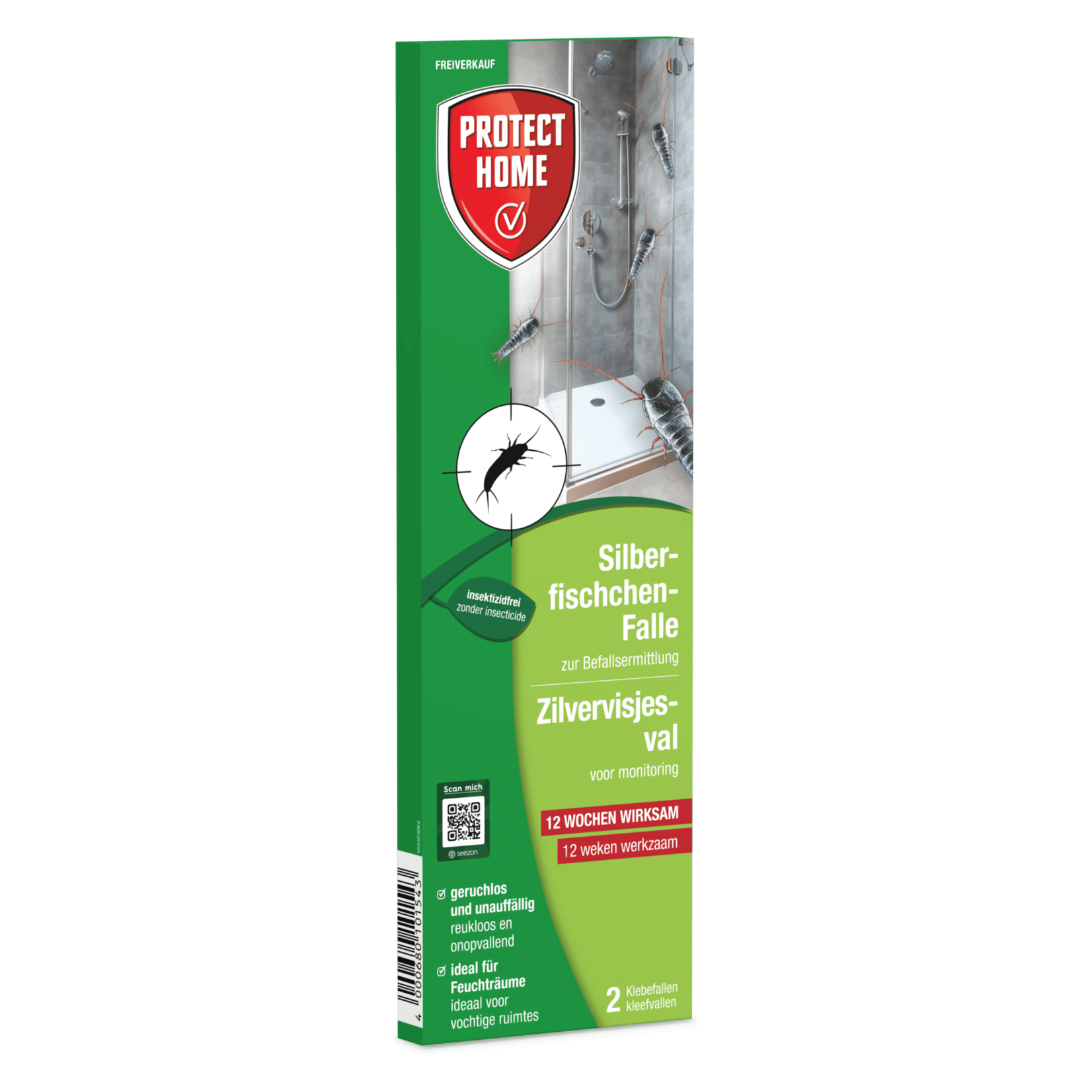 Protect Home Zilvervisjesval 2 stuks