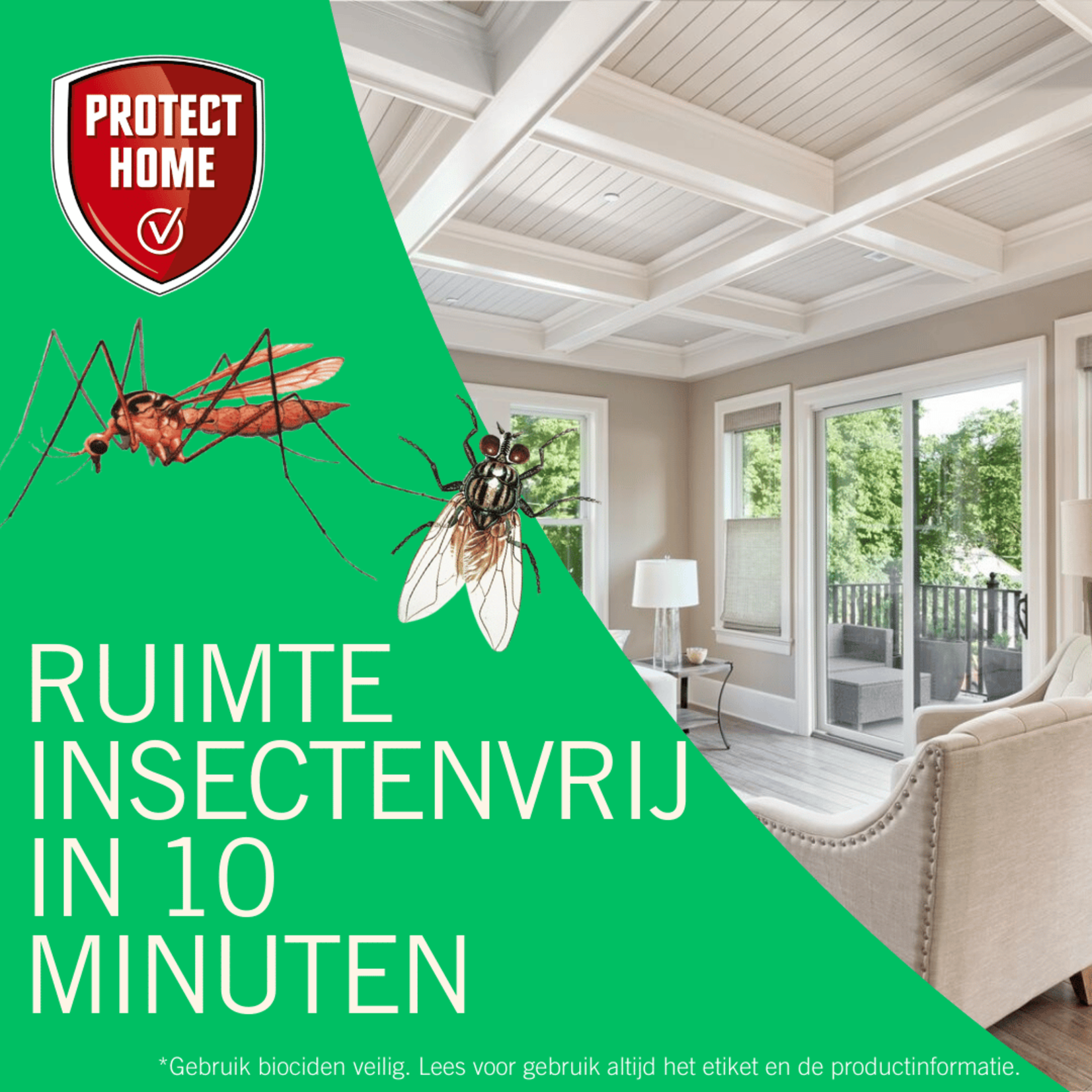 Protect Home Vliegen- en Muggenspray 400 ml (voorheen Solabiol)
