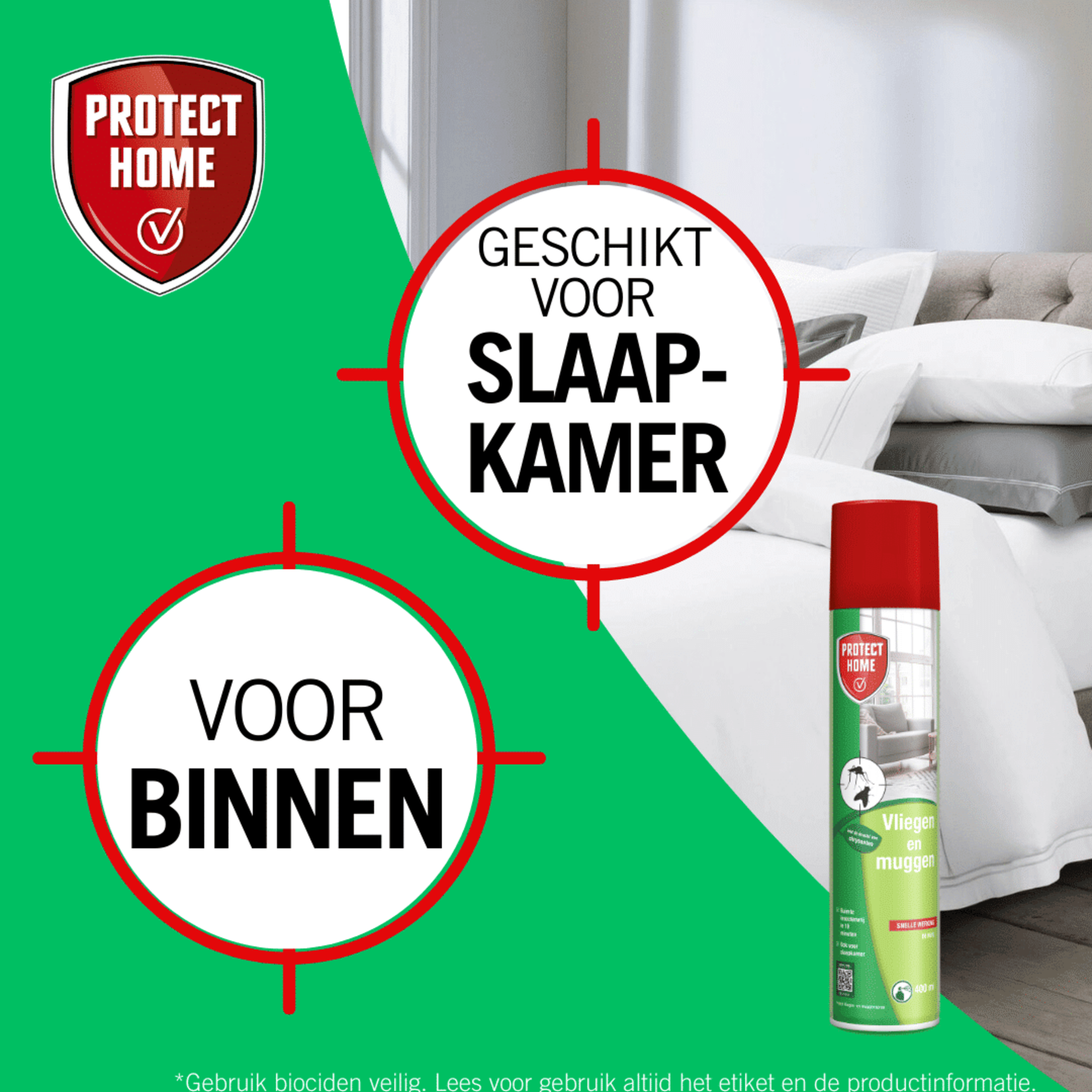 Protect Home Vliegen- en Muggenspray 400 ml (voorheen Solabiol)