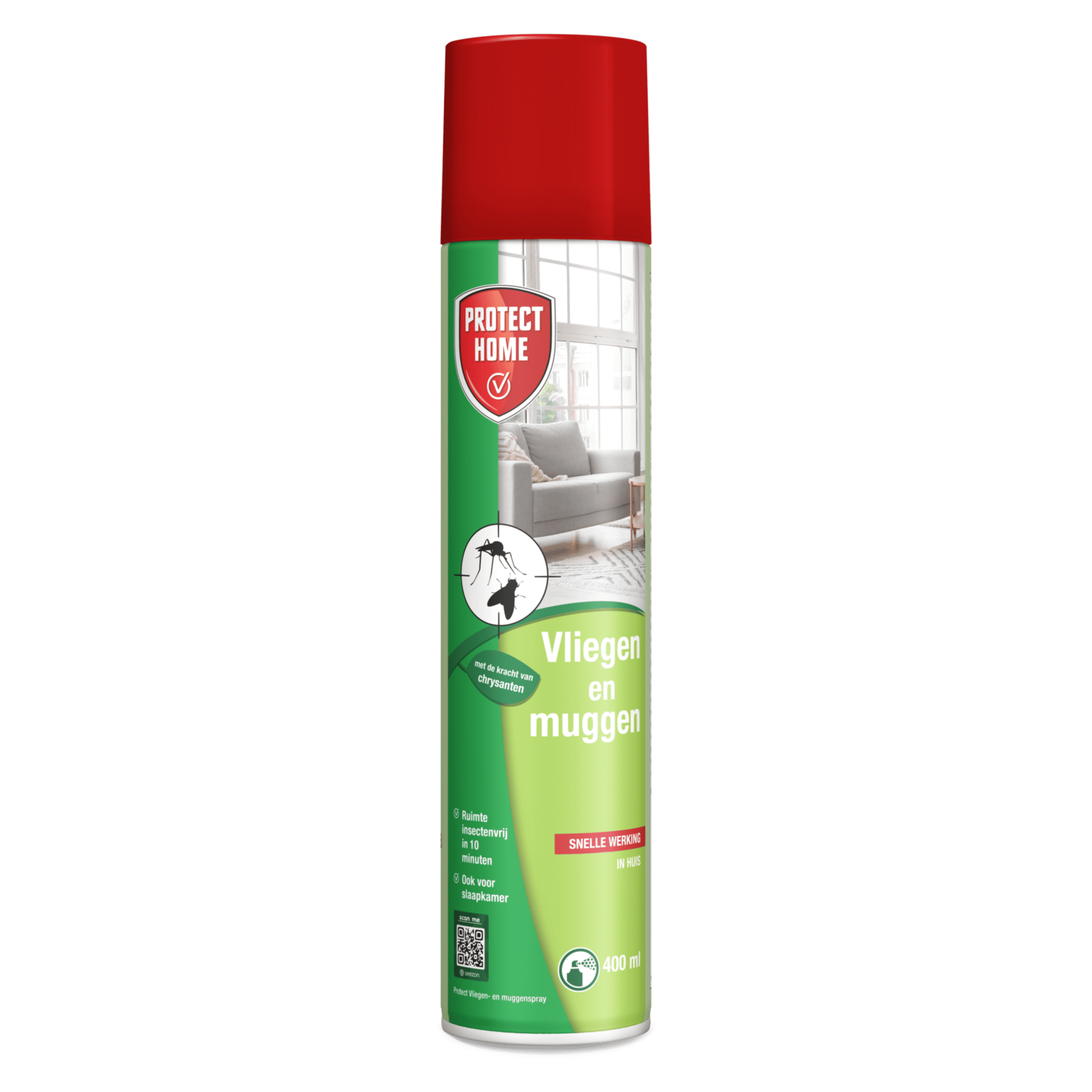 Protect Home Vliegen- en Muggenspray 400 ml (voorheen Solabiol)