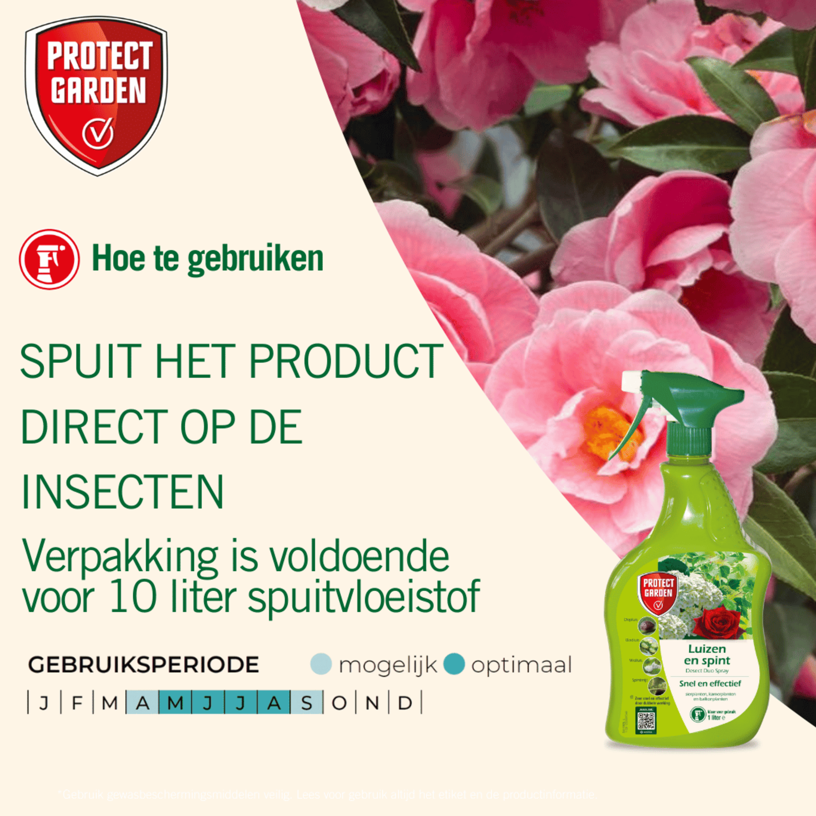 Protect Garden Desect Duo spray Insectenmiddel 1 liter (gebruiksklaar) (voorheen Solabiol)