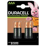 Duracell Batterijen oplaadbaar type AAA (4 stuks)