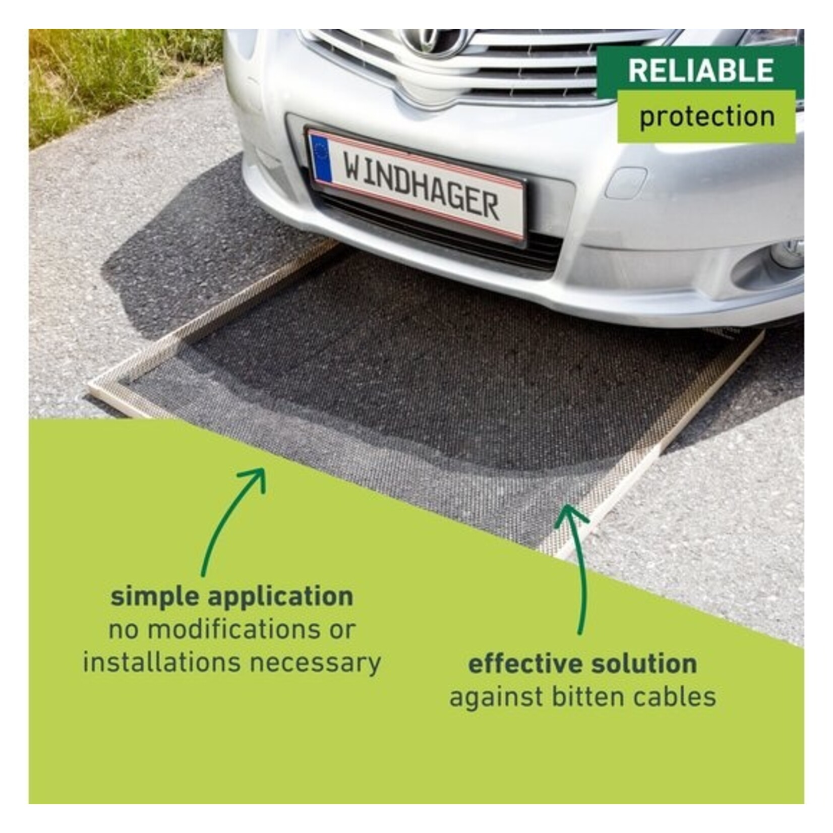 Windhager No More Bite marterwerende vloermat voor auto's