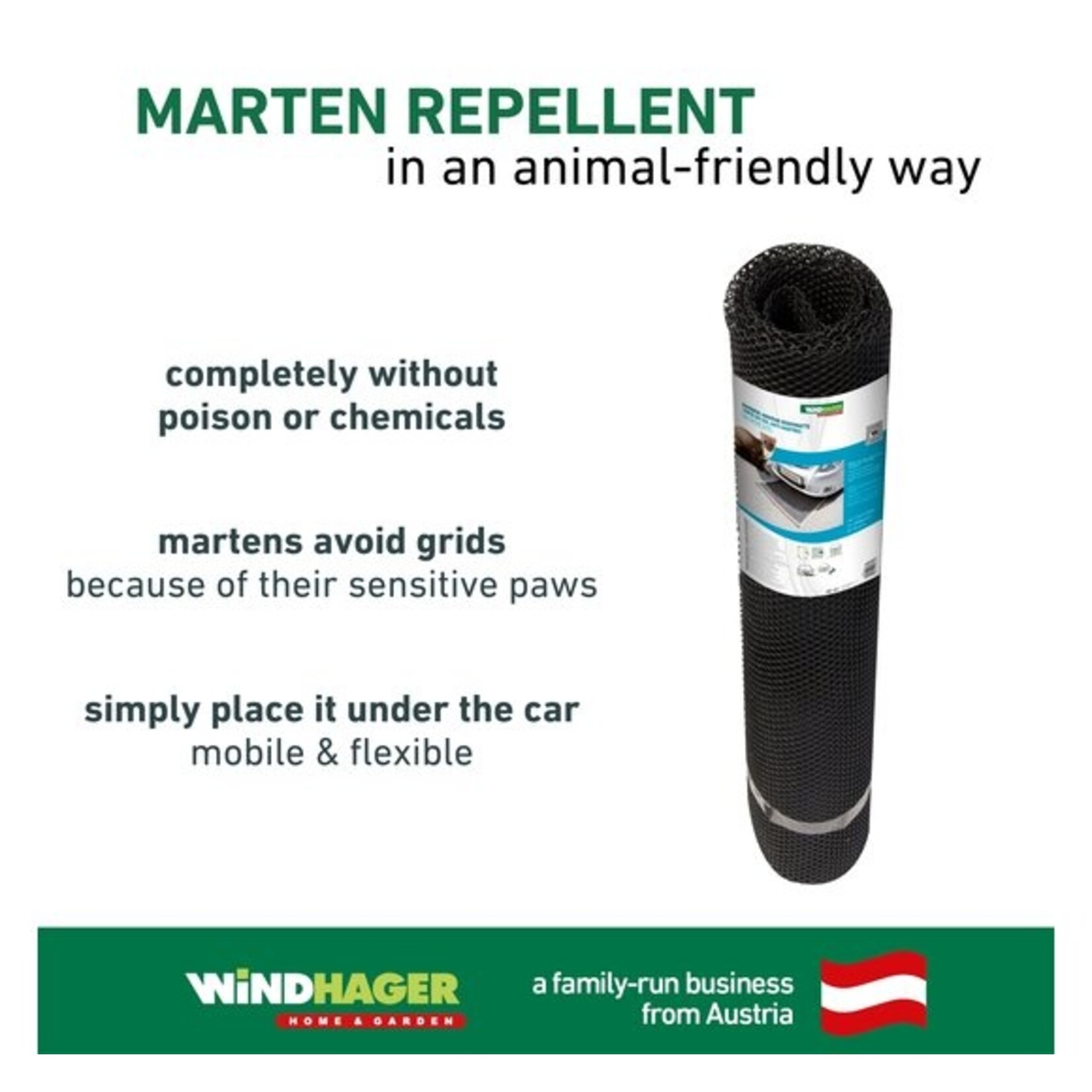 Windhager No More Bite marterwerende vloermat voor auto's