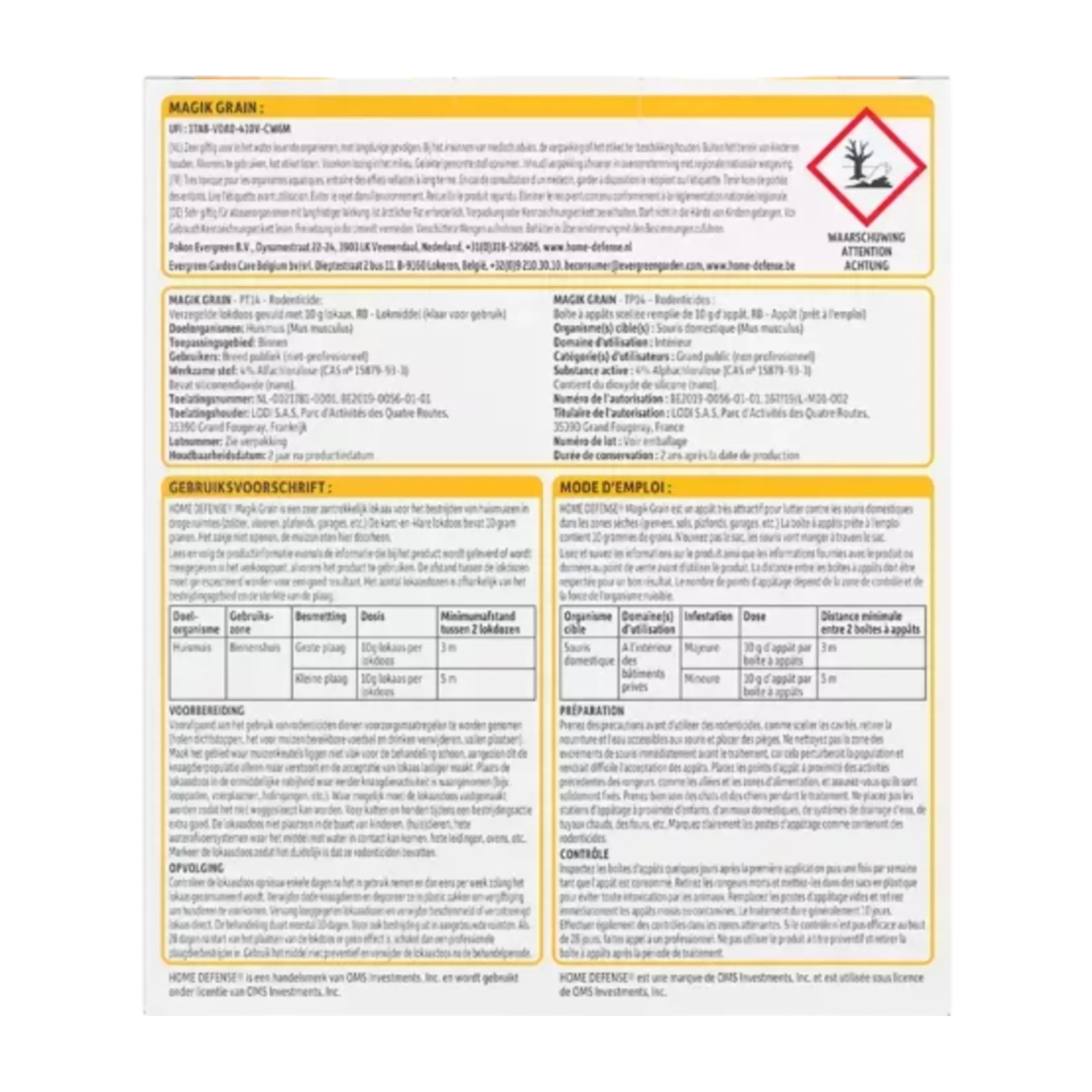 Home Defense Magik Grain muizengranen 2 stuks