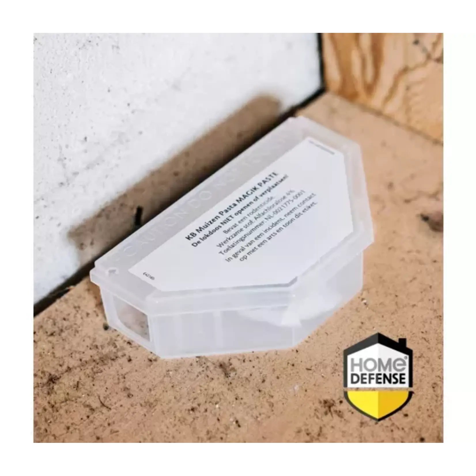 Home Defense muizenlokdoos pasta 'magik paste' 4 stuks