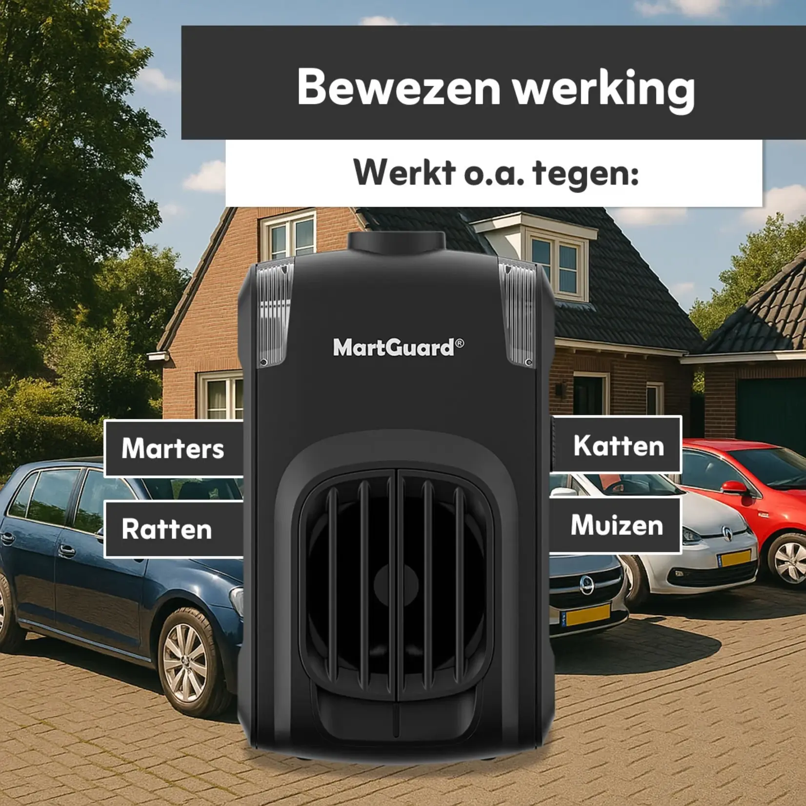 MartGuard® Car & Home Secure Pro marterverjager voor in auto en huis
