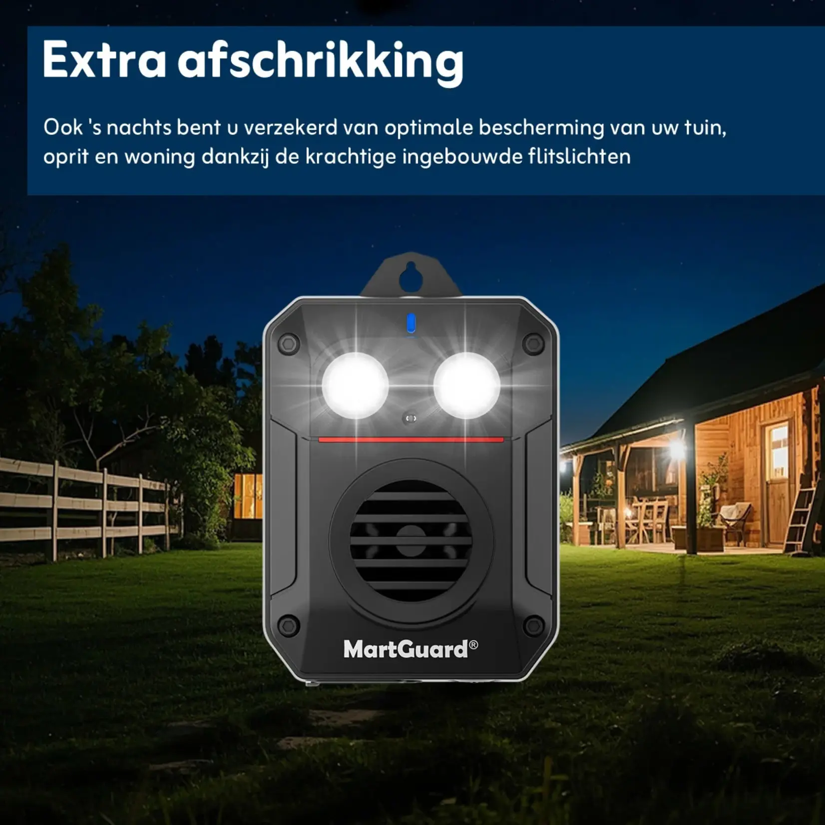 MartGuard® Garden & Home Secure Pro Battery marterverjager voor binnen en buiten